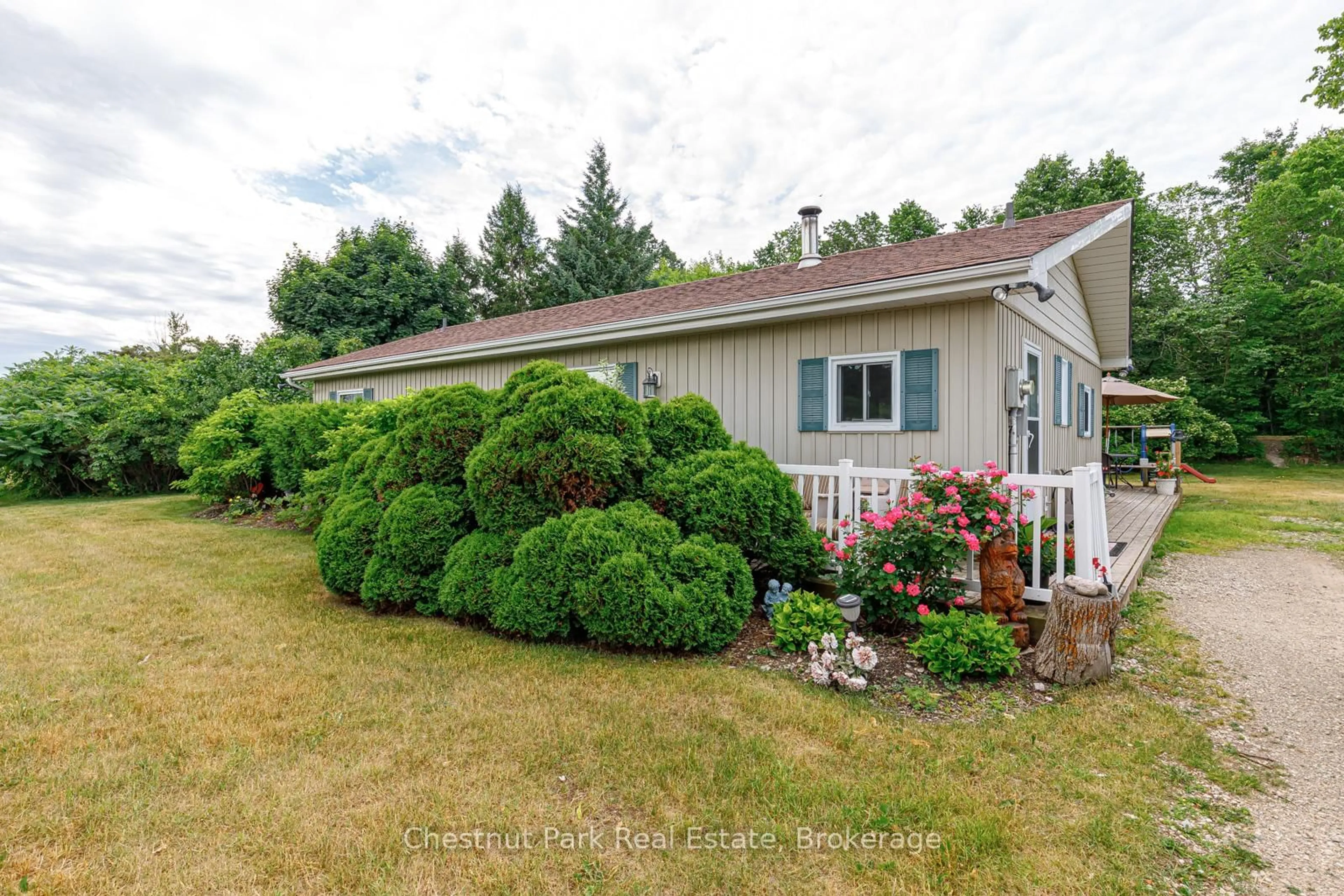 A pic from outside/outdoor area/front of a property/back of a property/a pic from drone, water/lake/river/ocean view for 209548 Highway 26, Blue Mountains Ontario L9Y 0T1