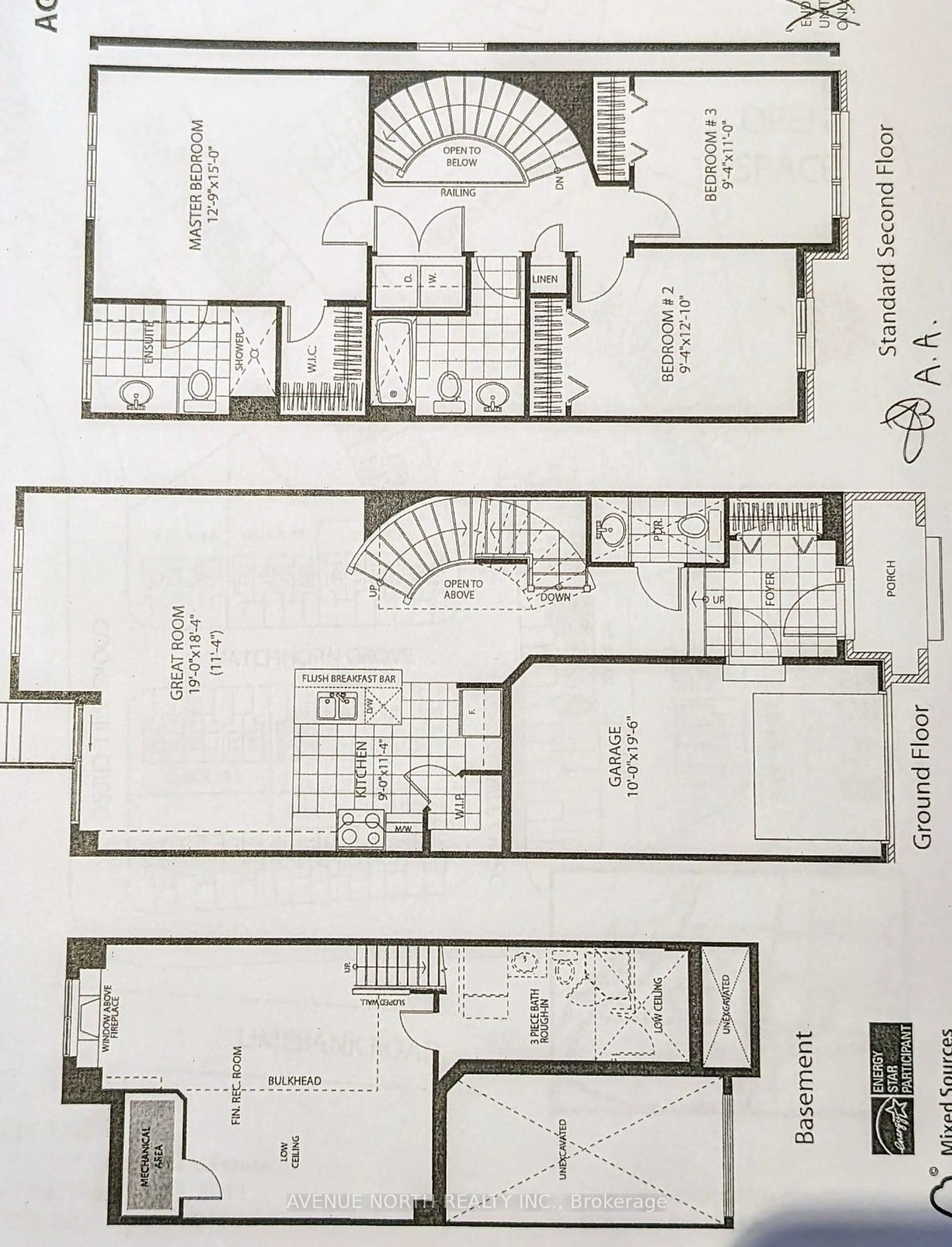 Floor plan for 365 Cooks Mill Cres, Ottawa Ontario K1V 2N2