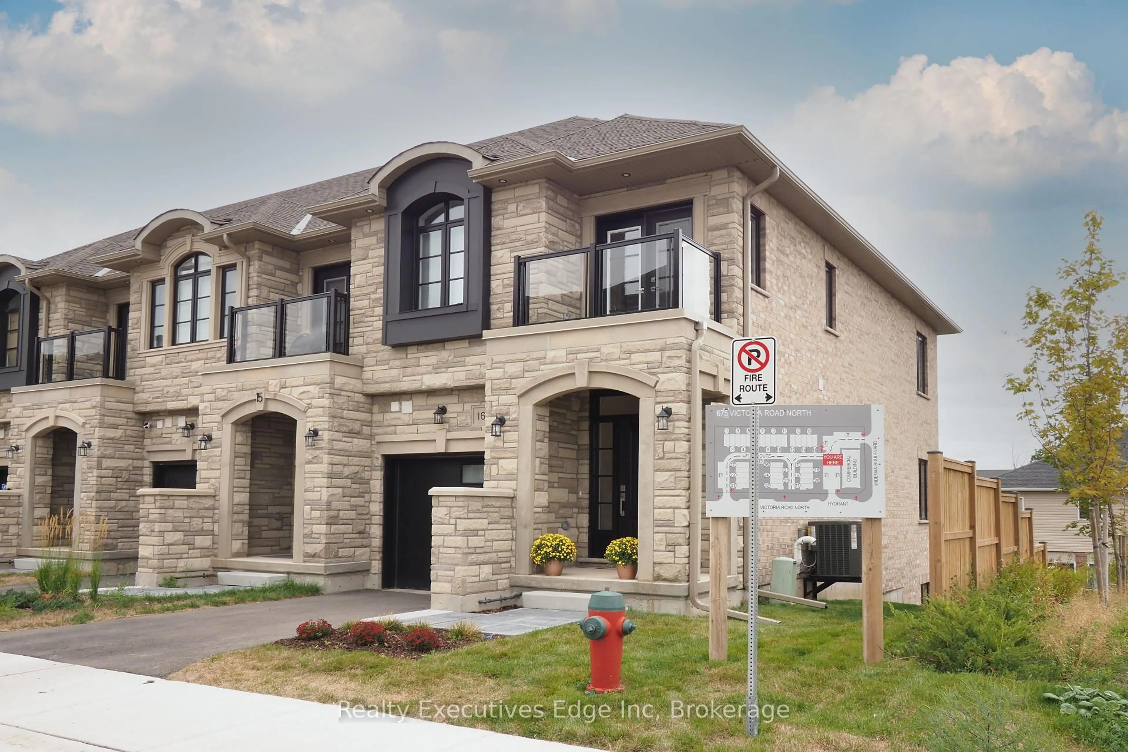 Home with brick exterior material, street for 675 Victoria Rd #16, Guelph Ontario N1E 0G4