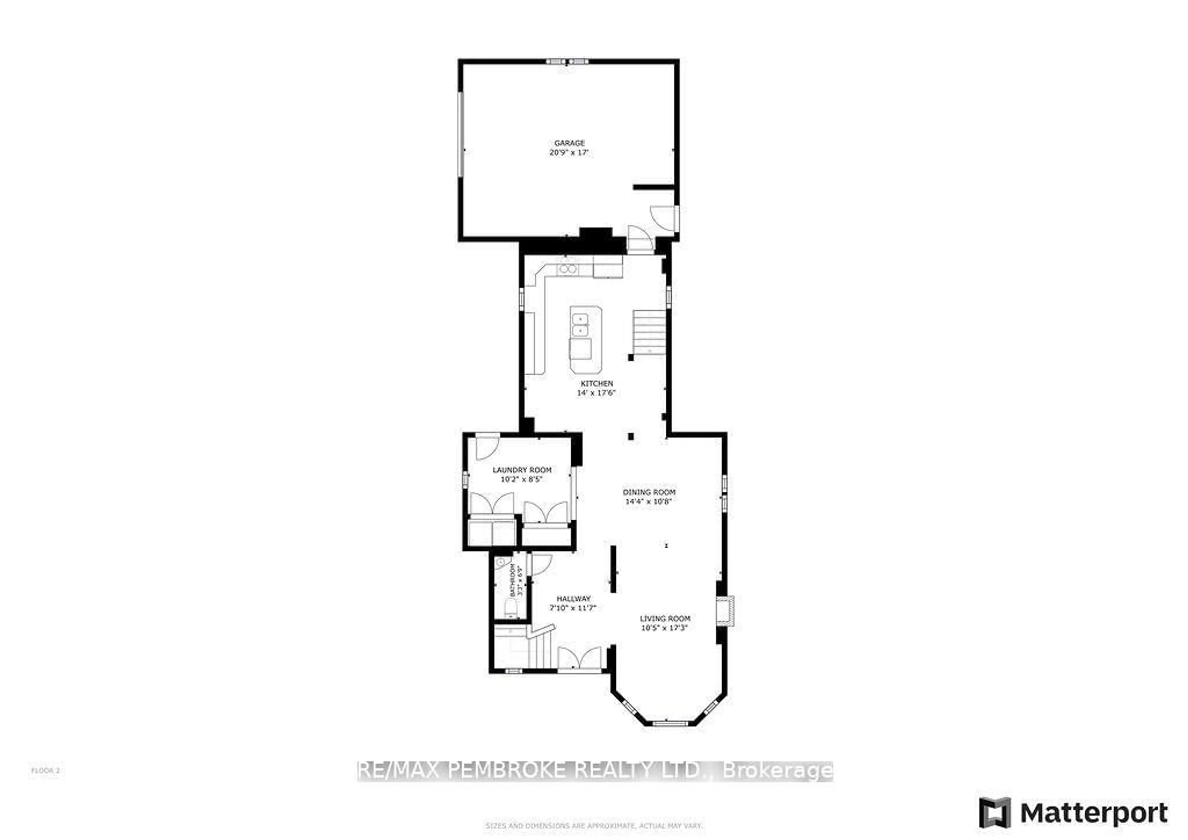 Floor plan for 502 Mary St, Pembroke Ontario K8A 5X1