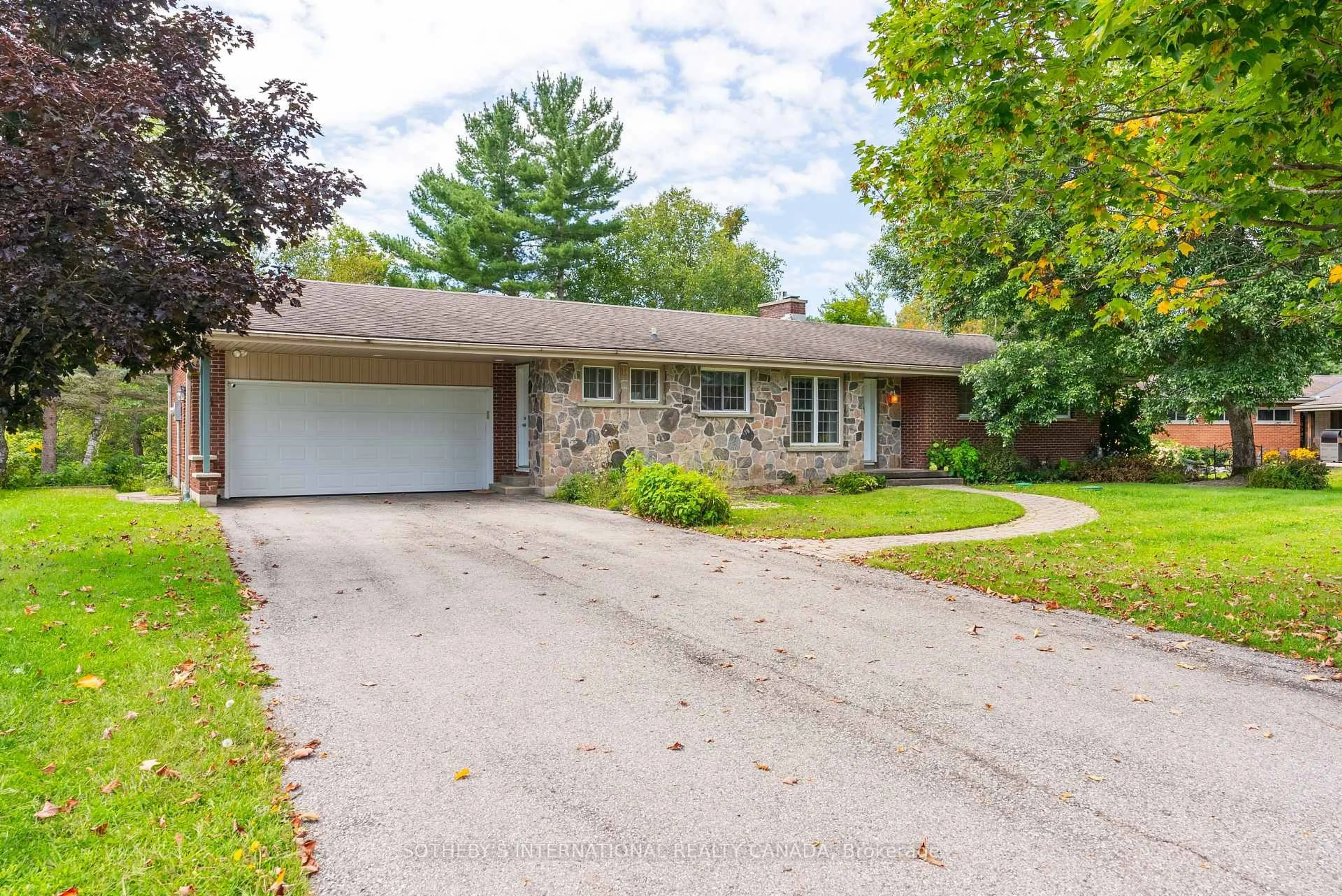 Home with brick exterior material, street for 443 By-Lock Acres Rd, Huntsville Ontario P1H 1S1