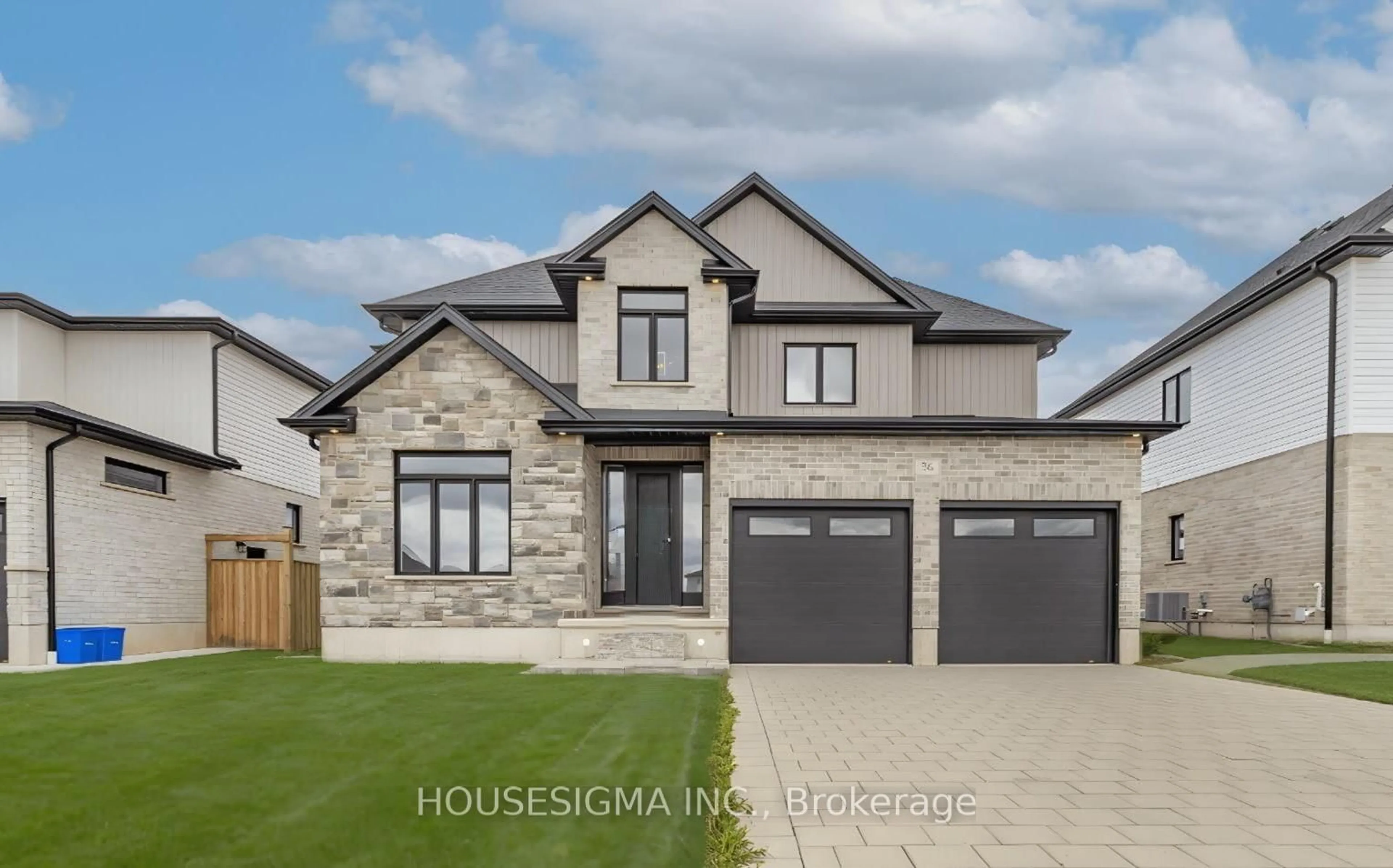 Home with brick exterior material, street for 36 Kelly Dr, Zorra Ontario N0M 2M0