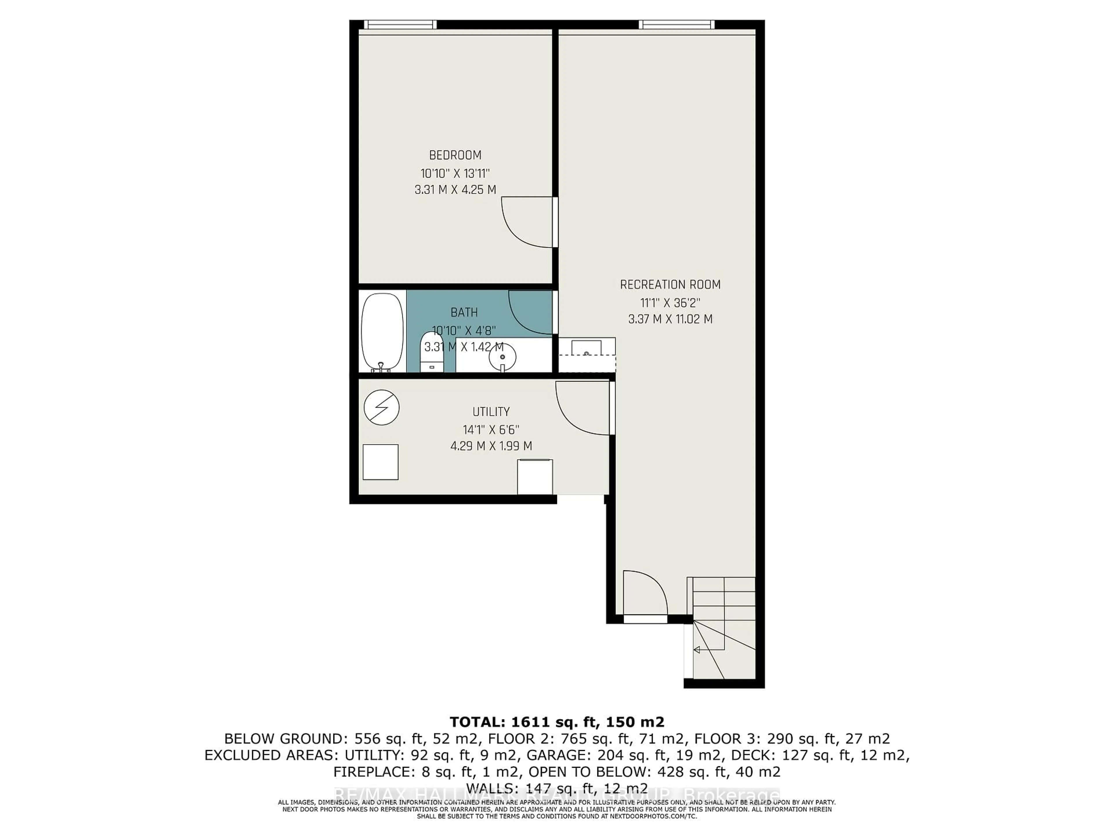 Floor plan for 7 Maple Park Private, Ottawa Ontario K1T 4A6