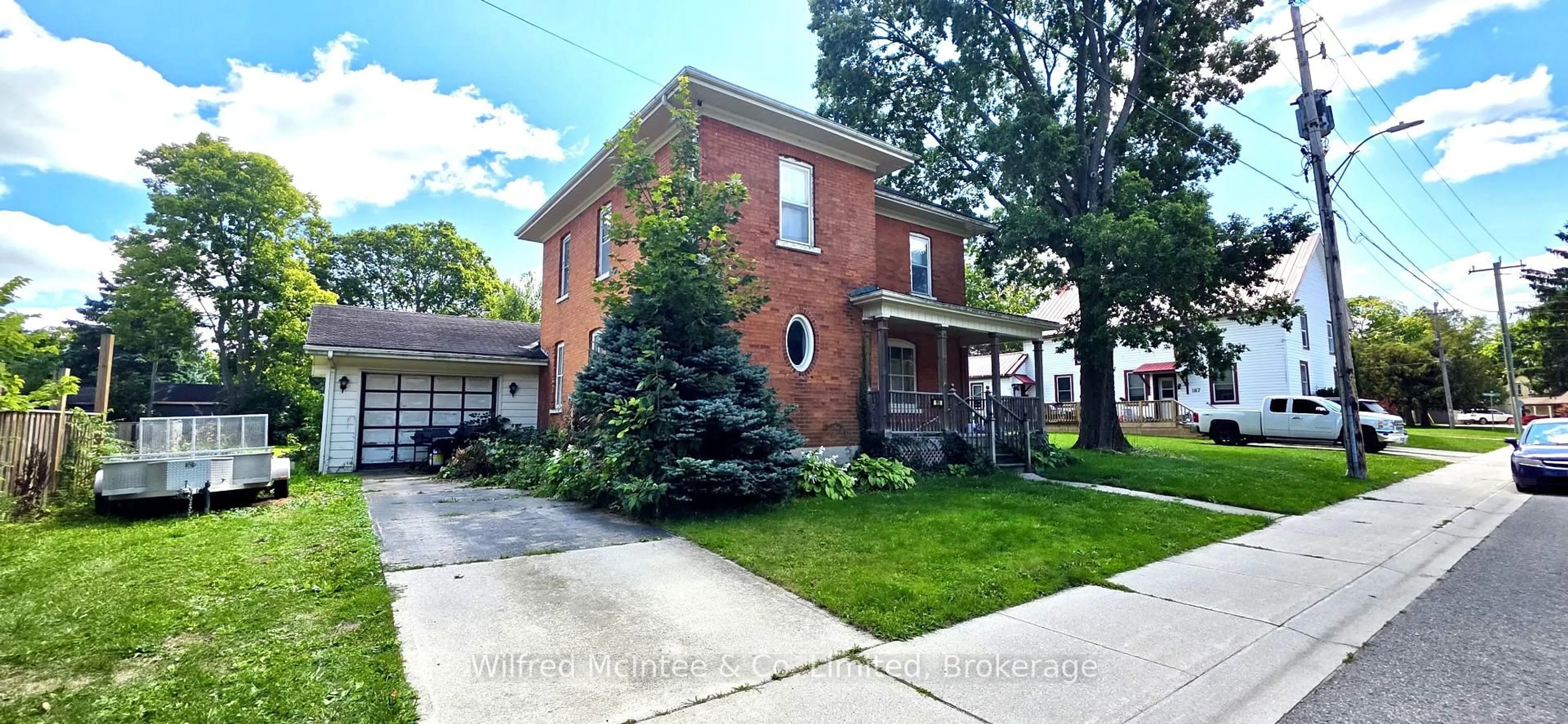 Home with brick exterior material, street for 195 Minnie St, North Huron Ontario N0G 2W0