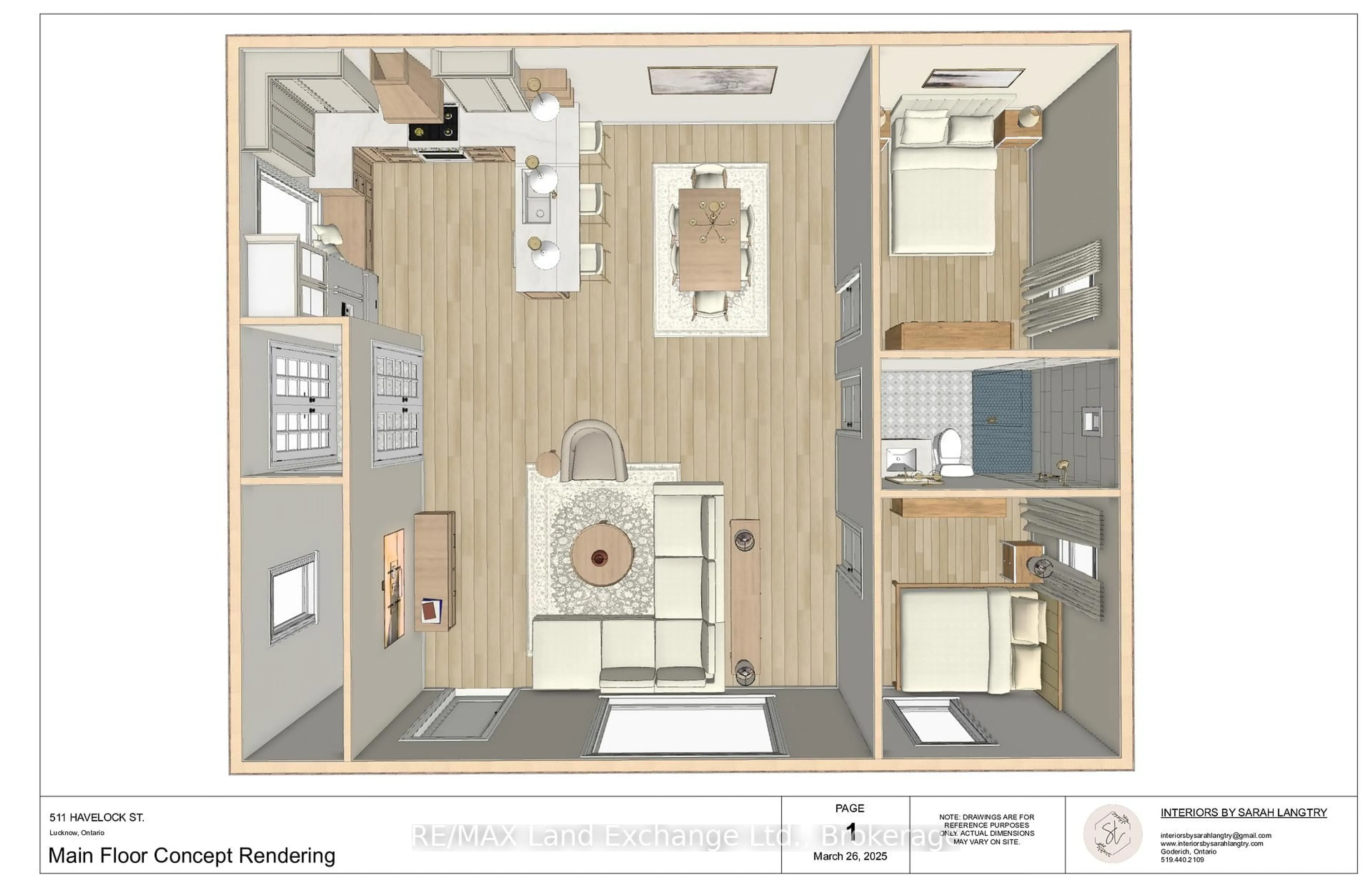 Floor plan for 511 Havelock St, Huron-Kinloss Ontario N0G 2H0