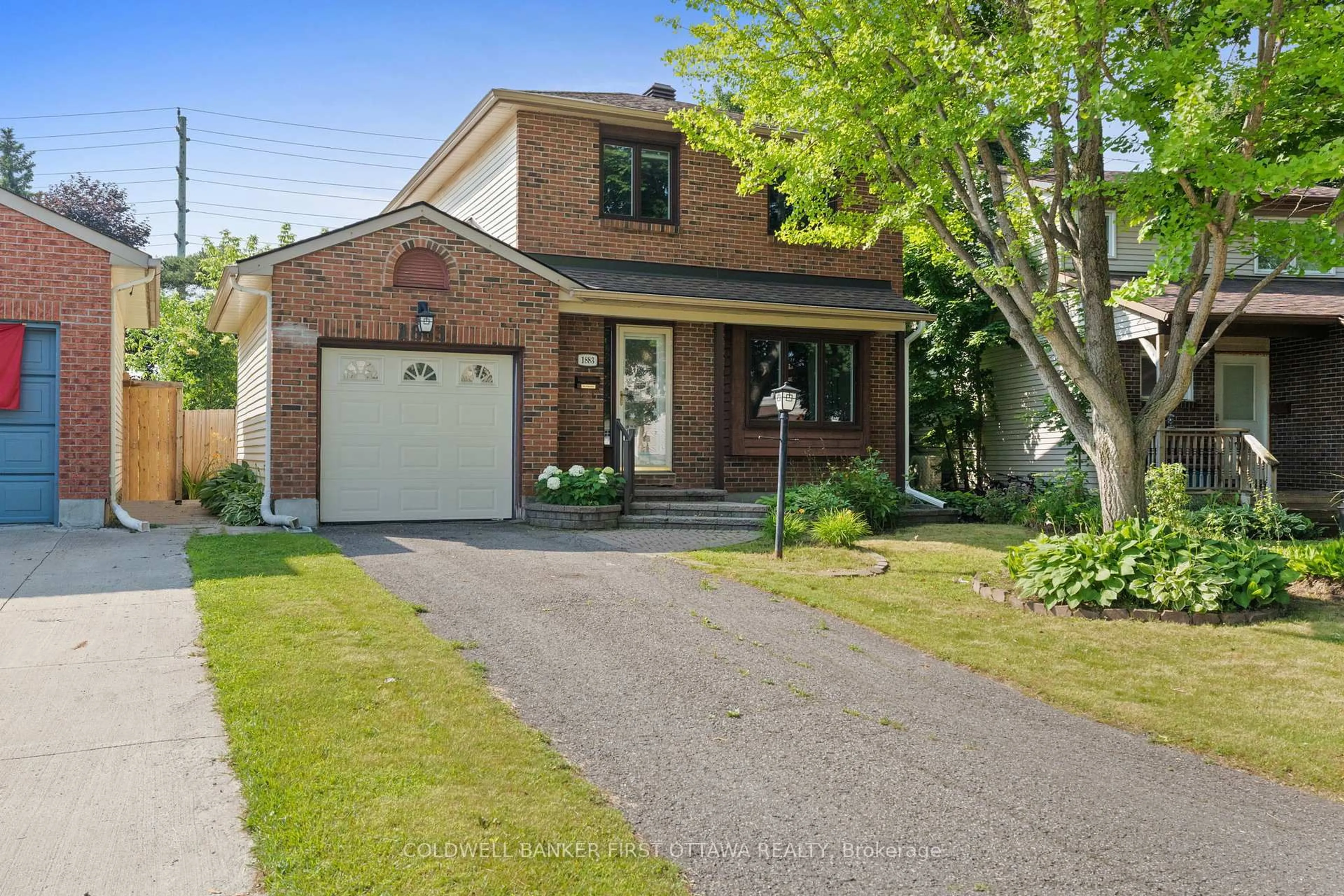 Home with brick exterior material, street for 1883 DES PRAIRIES Ave, Ottawa Ontario K1E 2R5