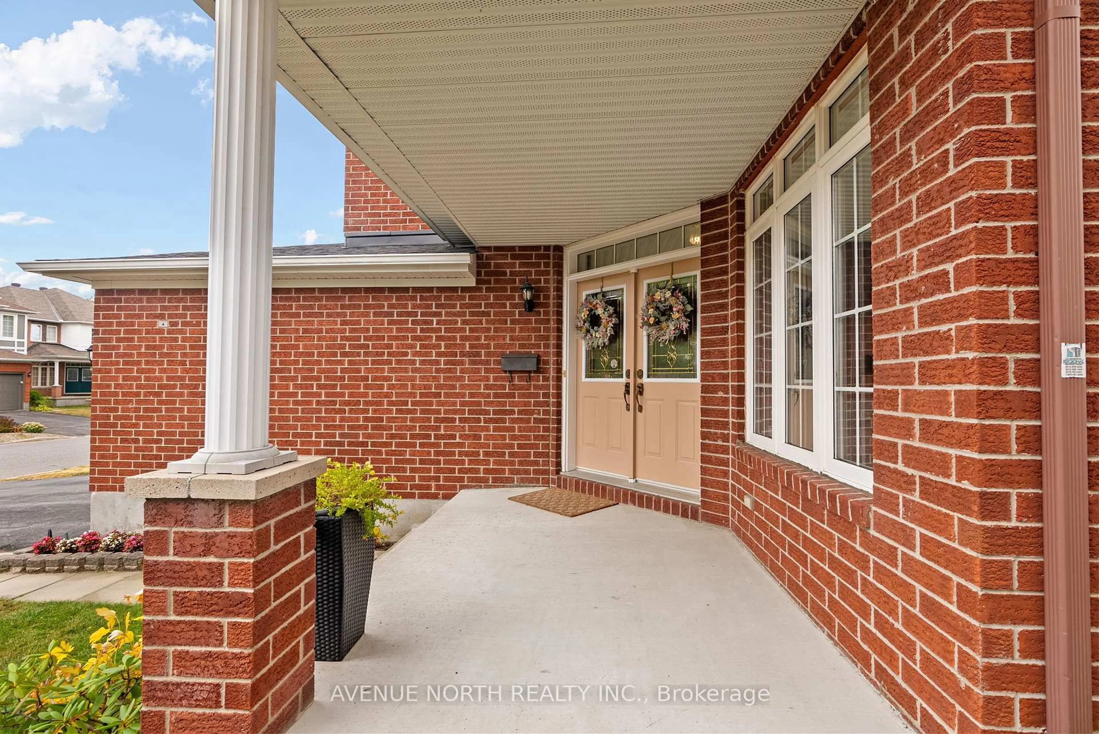 Home with brick exterior material, street for 93 Whitestone Dr, Ottawa Ontario K2C 4C6