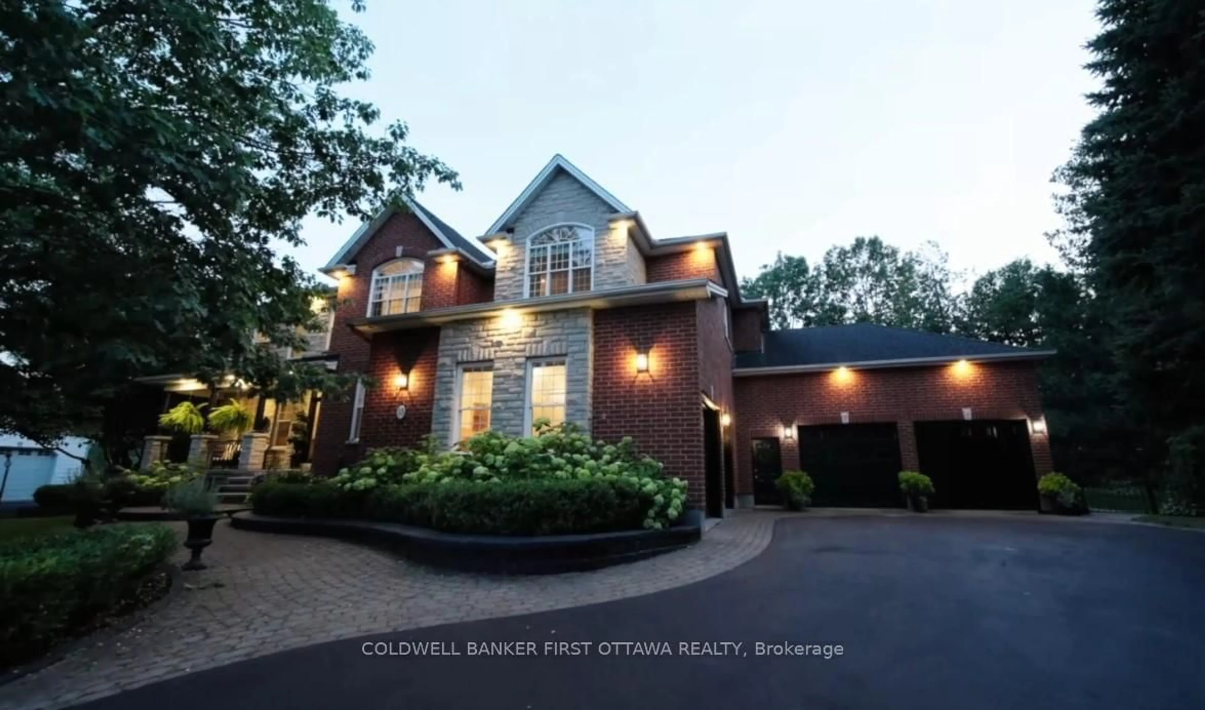 Home with brick exterior material, street for 18 Cypress Gdns, Stittsville Ontario K2S 1W6