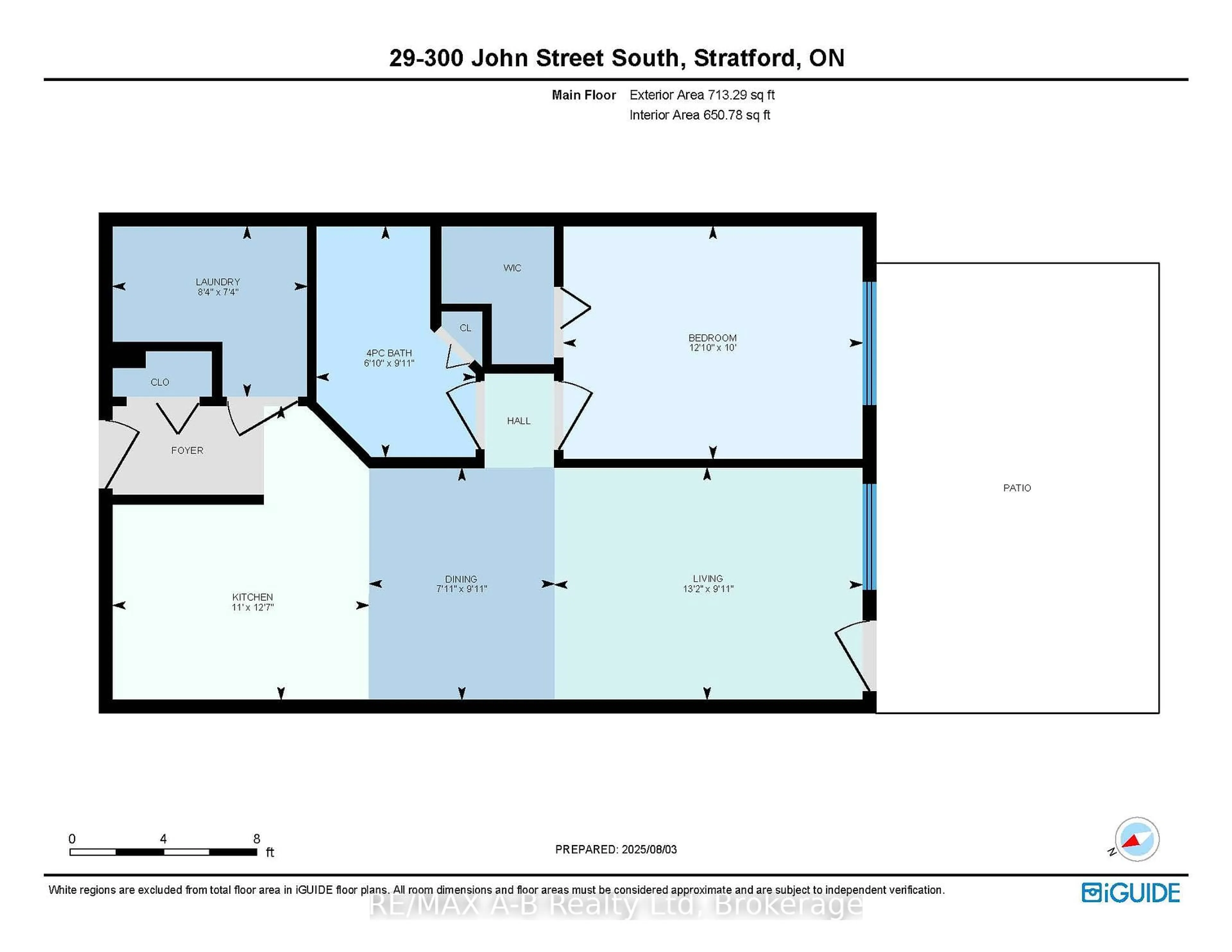 Floor plan for 300 John St #29, Stratford Ontario N5A 7V5