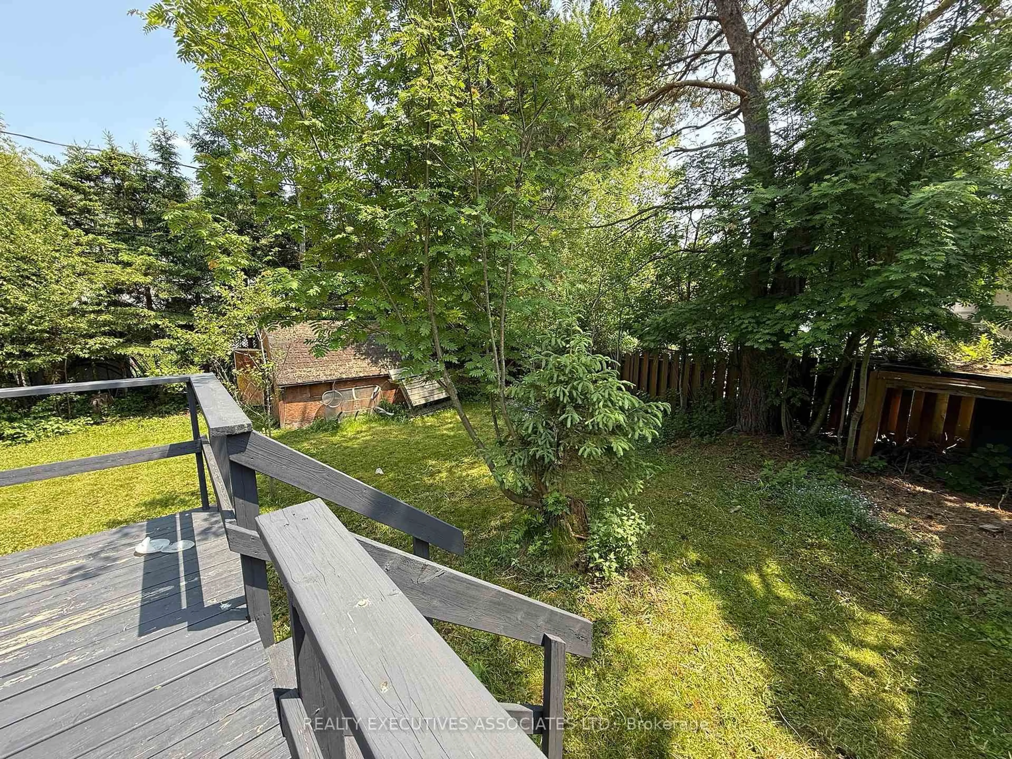 A pic from outside/outdoor area/front of a property/back of a property/a pic from drone, forest/trees view for 45 Larch St, Highlands East Ontario K0L 1M0