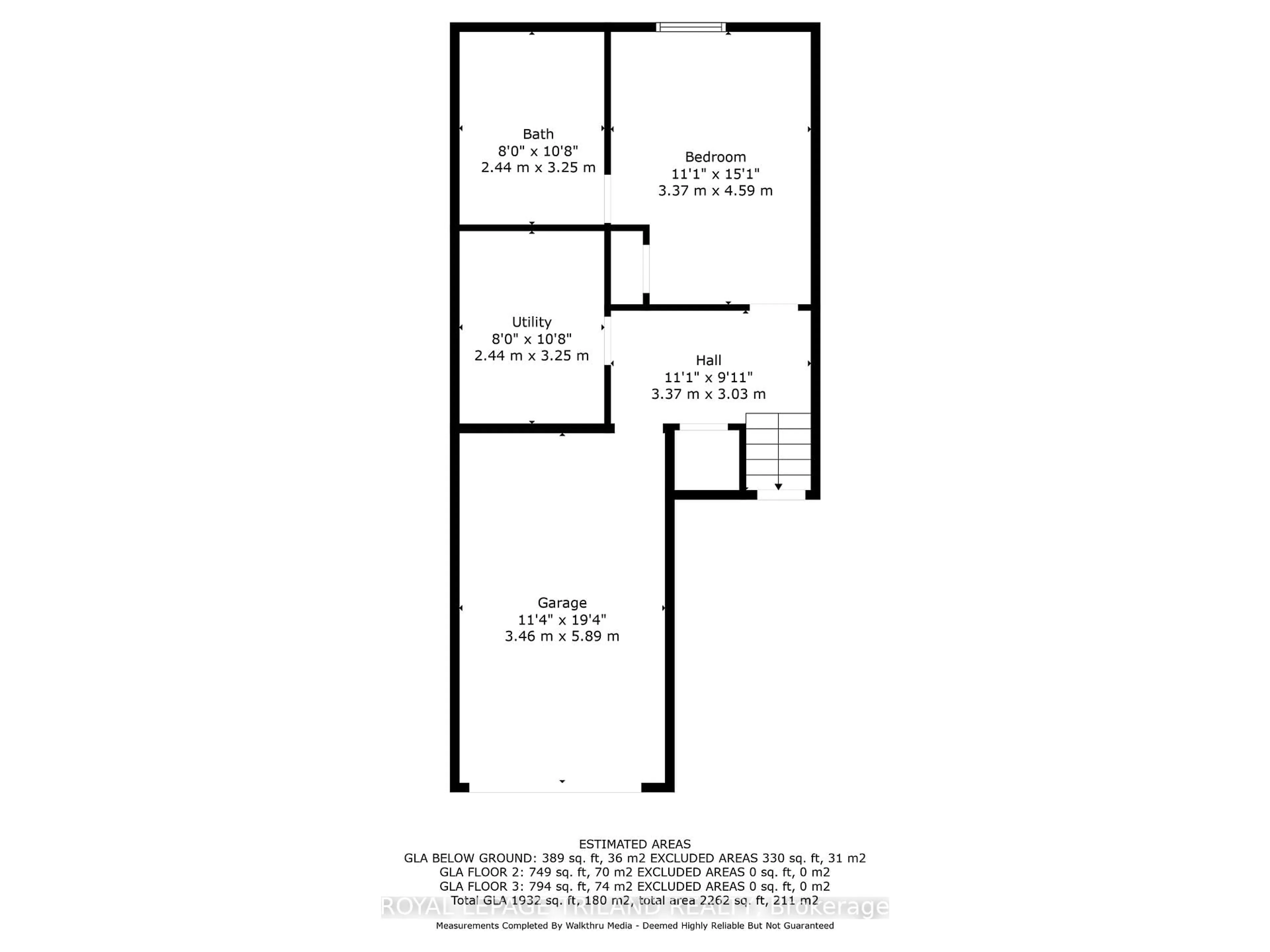Floor plan for 270 North Centre Rd #27, London North Ontario N6G 5E2