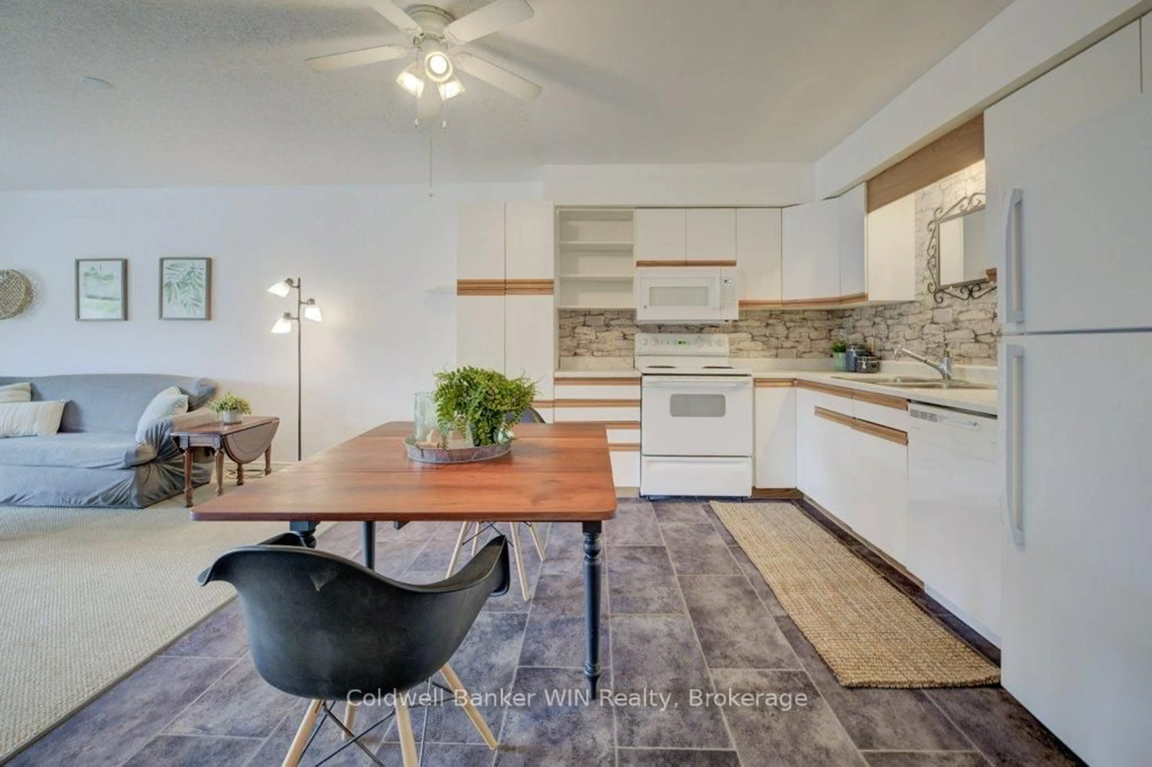 Open concept kitchen, ceramic/tile floor for 460 DURHAM St #309, Wellington North Ontario N0G 2L1