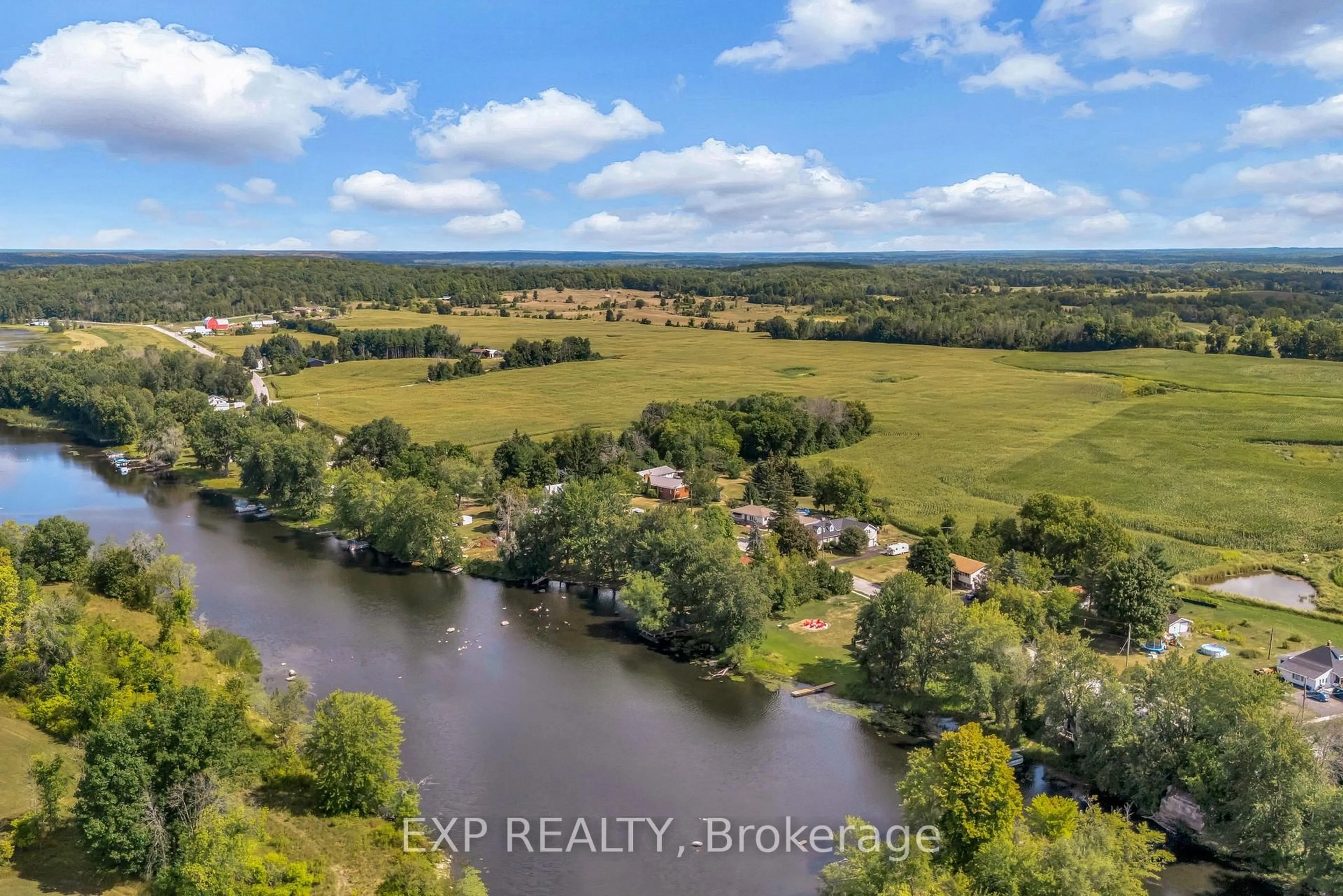 A pic from outside/outdoor area/front of a property/back of a property/a pic from drone, water/lake/river/ocean view for 112 Stoco Rd, Tweed Ontario K0K 3J0
