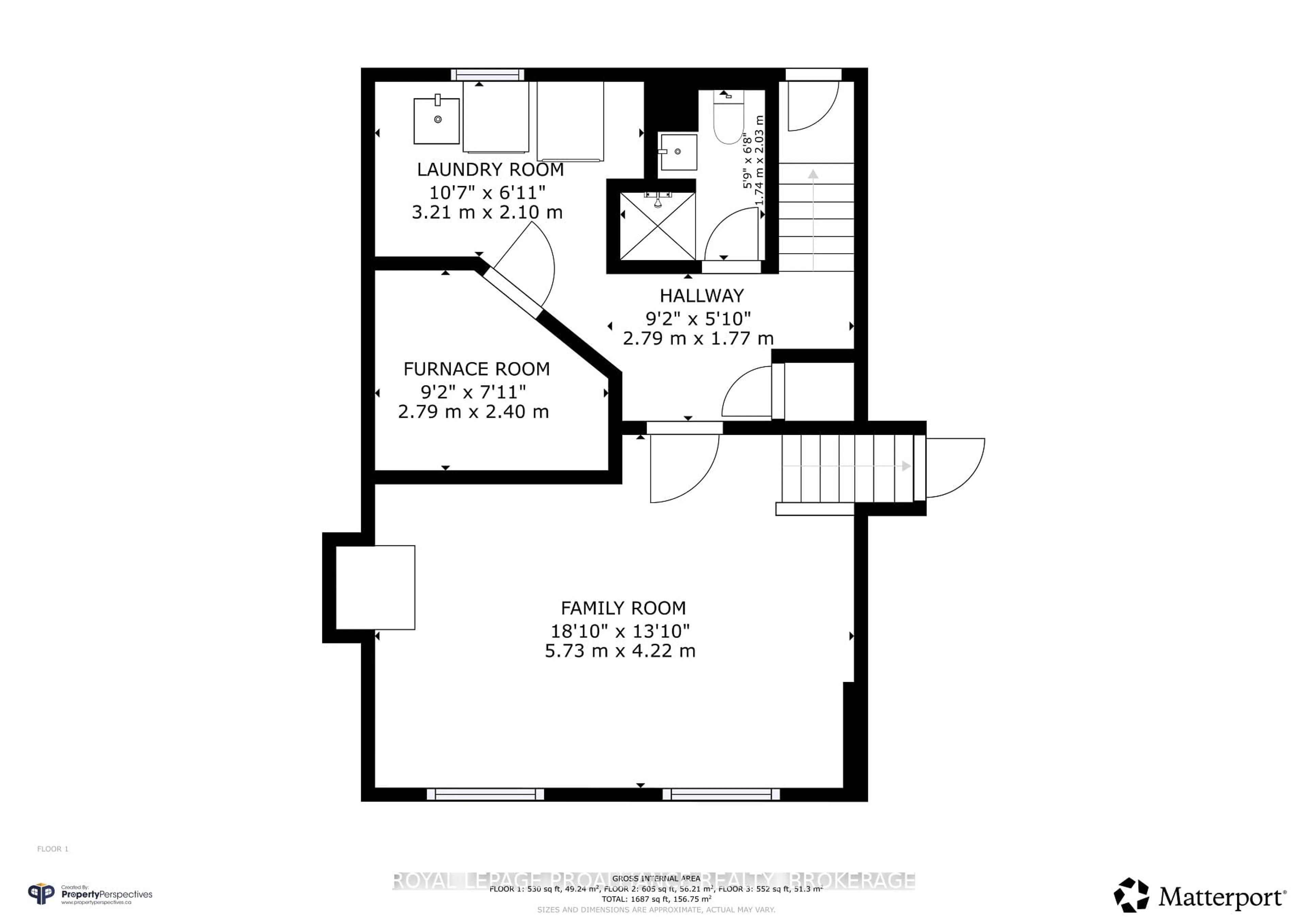 Floor plan for 63 Old Oak Rd, Kingston Ontario K7M 6X2