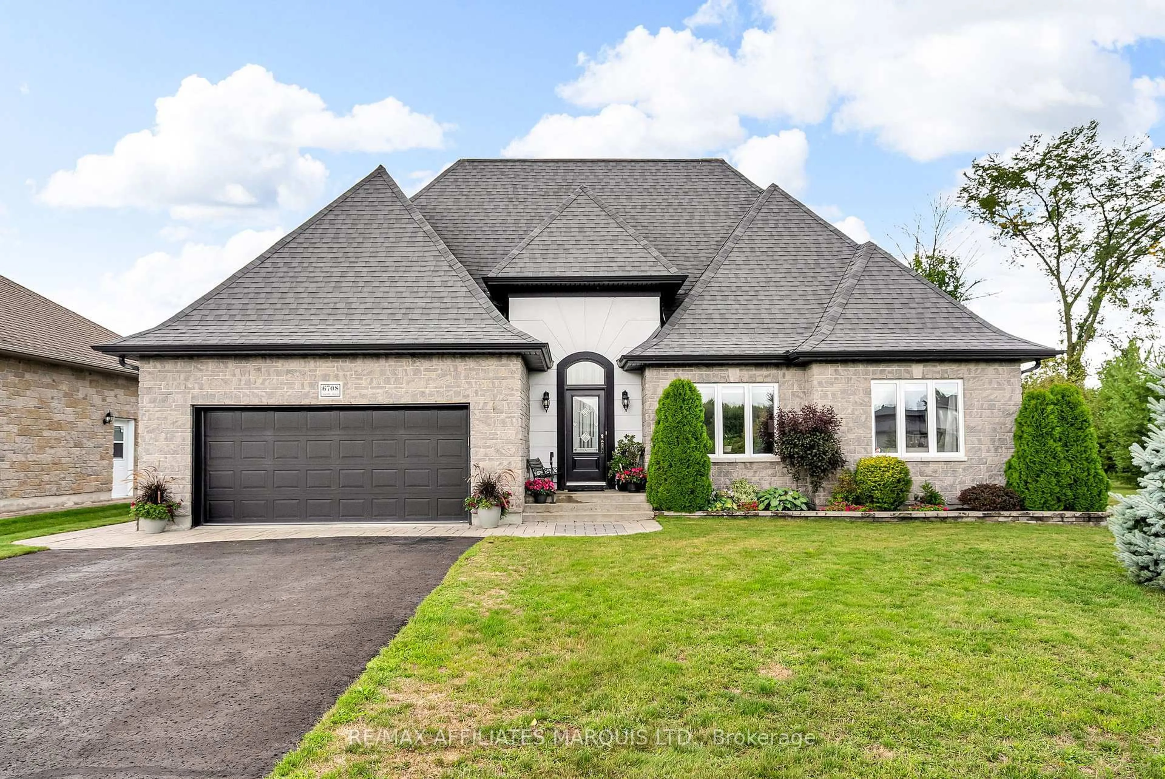 Home with brick exterior material, street for 6708 Yacht Blvd, Cornwall Ontario K6H 7N6