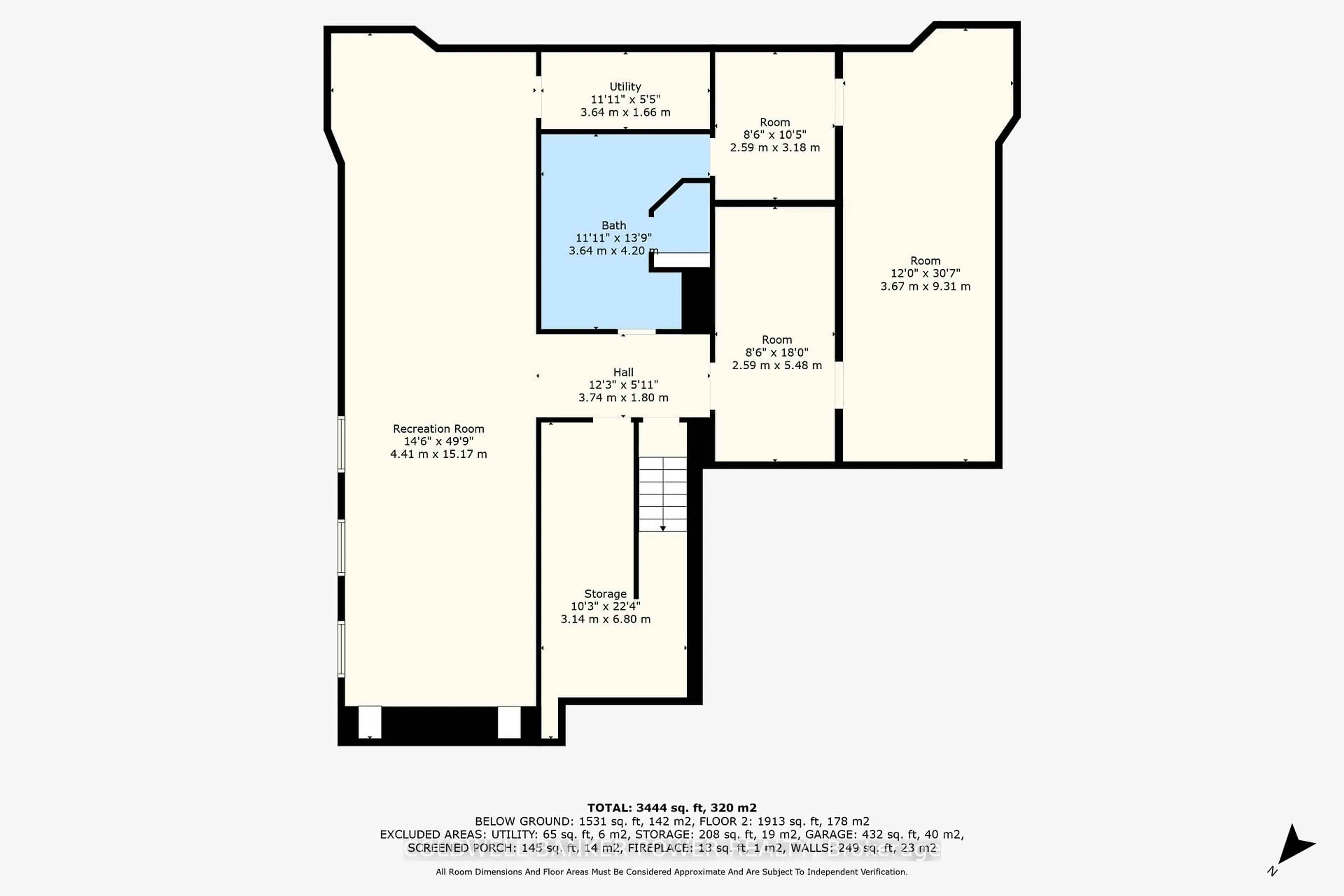 Floor plan for 1031 Griffith St, London South Ontario N6K 3Y7