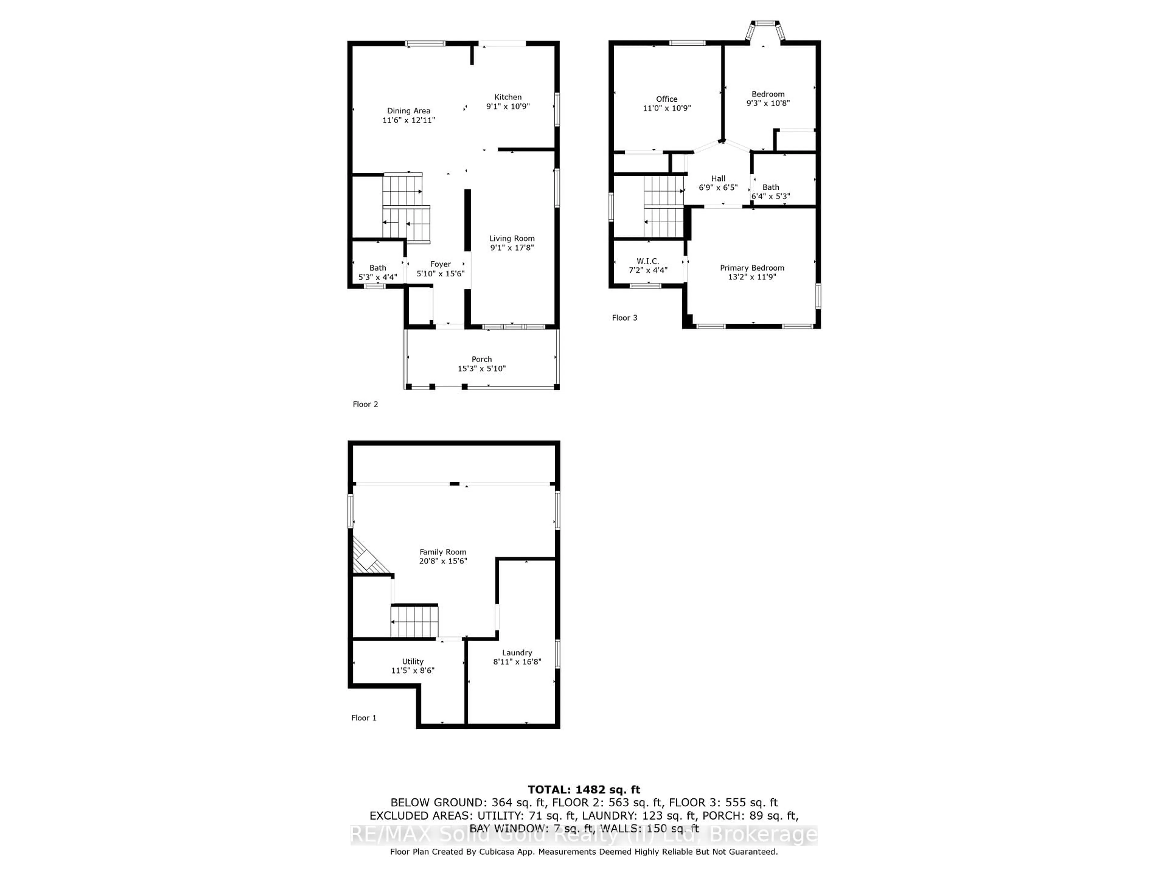 Floor plan for 182 Auburn Dr, Waterloo Ontario N2K 3T1