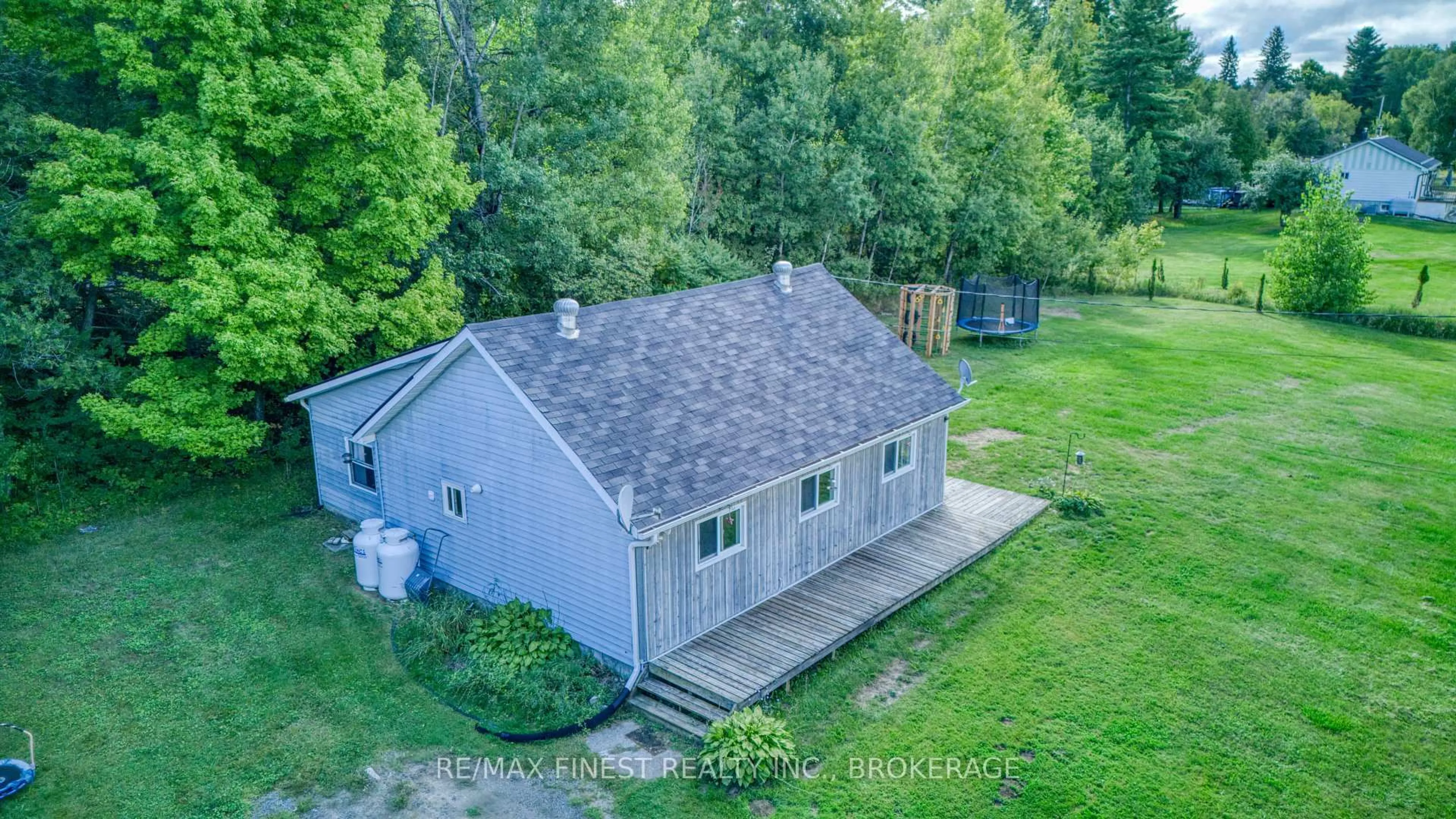 A pic from outside/outdoor area/front of a property/back of a property/a pic from drone, unknown for 12910 Road 38, Tichborne Ontario K0H 2V0