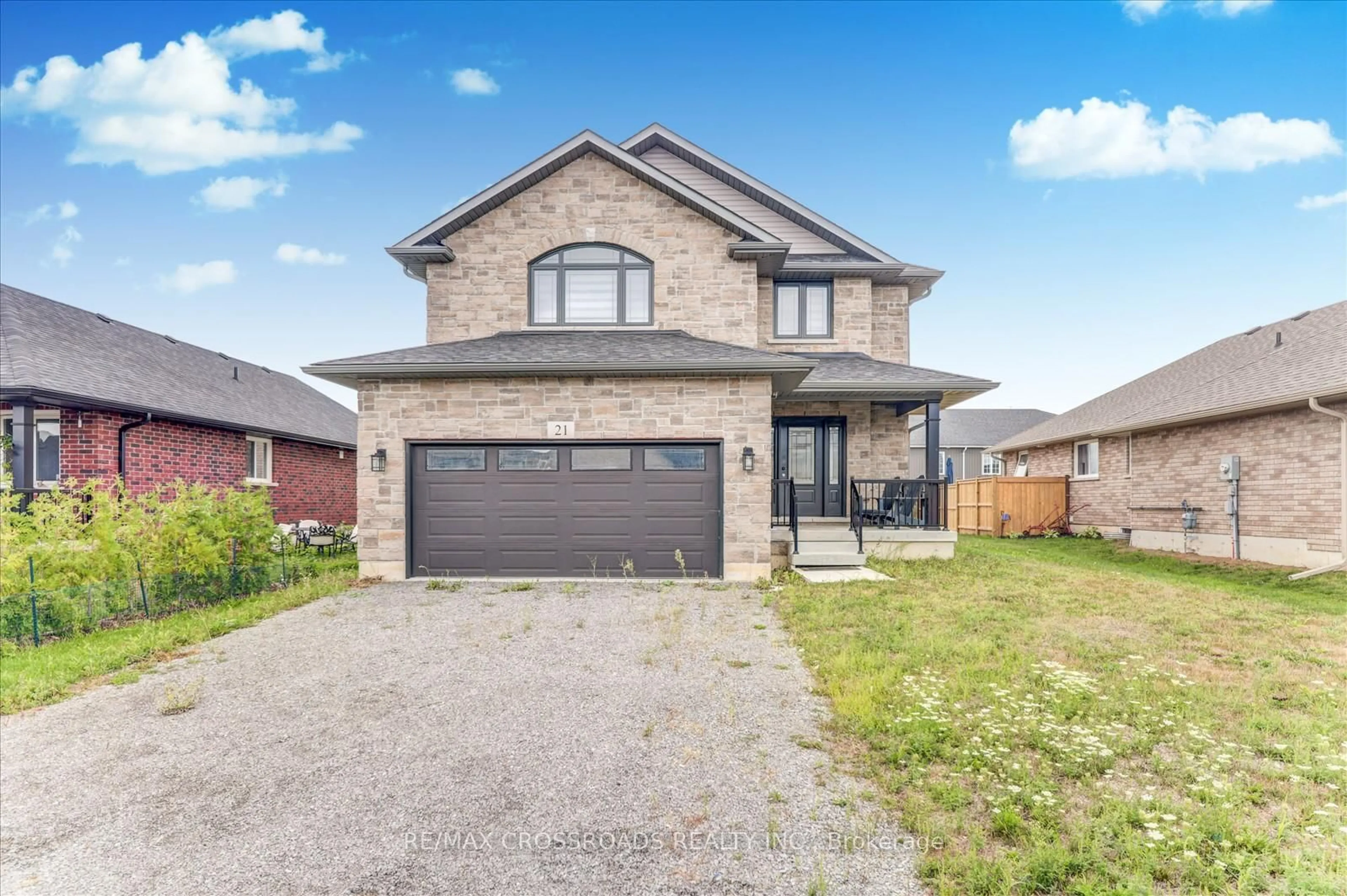 Home with brick exterior material, street for 21 Maryann Lane, Asphodel-Norwood Ontario K0L 2V0