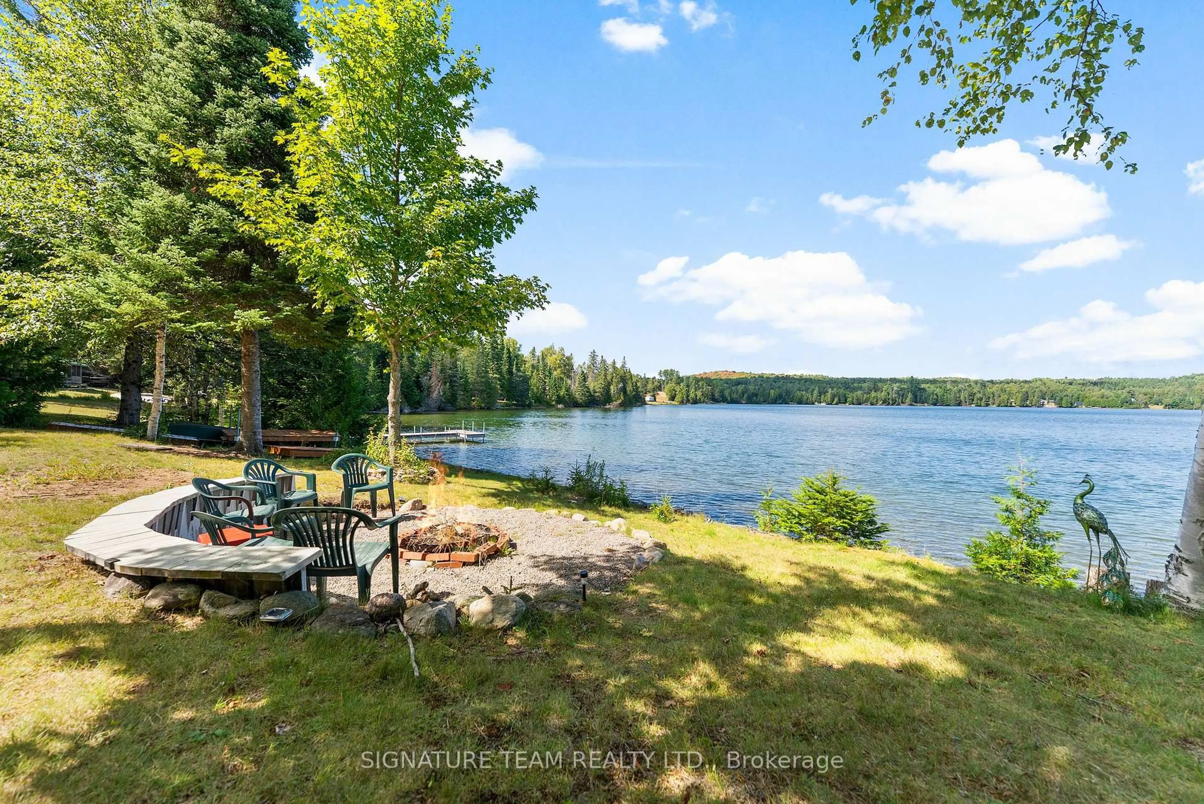 Patio, water/lake/river/ocean view for 5 Triple L Lane, Killaloe Ontario K0J 2A0