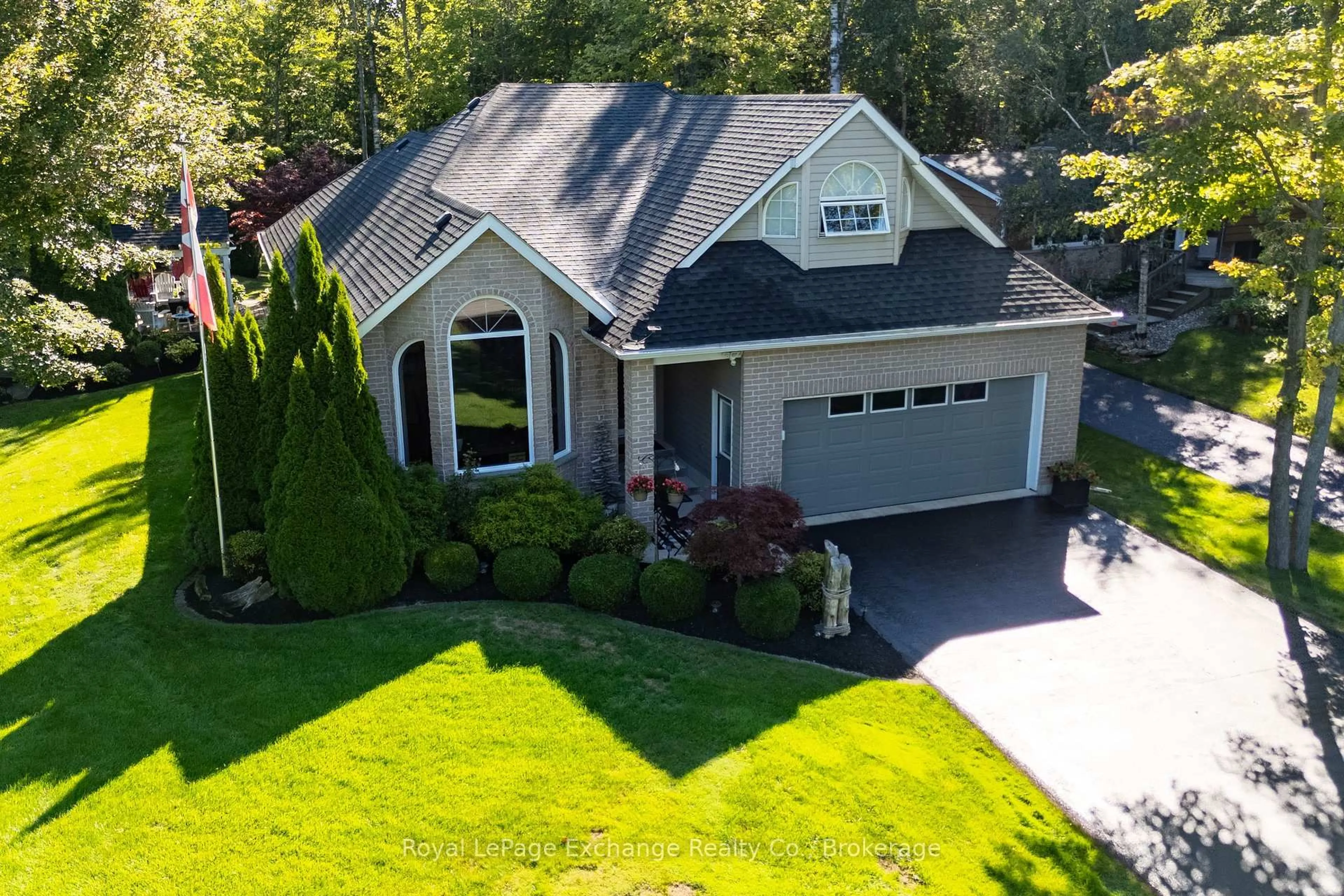 A pic from outside/outdoor area/front of a property/back of a property/a pic from drone, unknown for 210 Miramichi Bay Rd, Saugeen Shores Ontario N0H 2C6