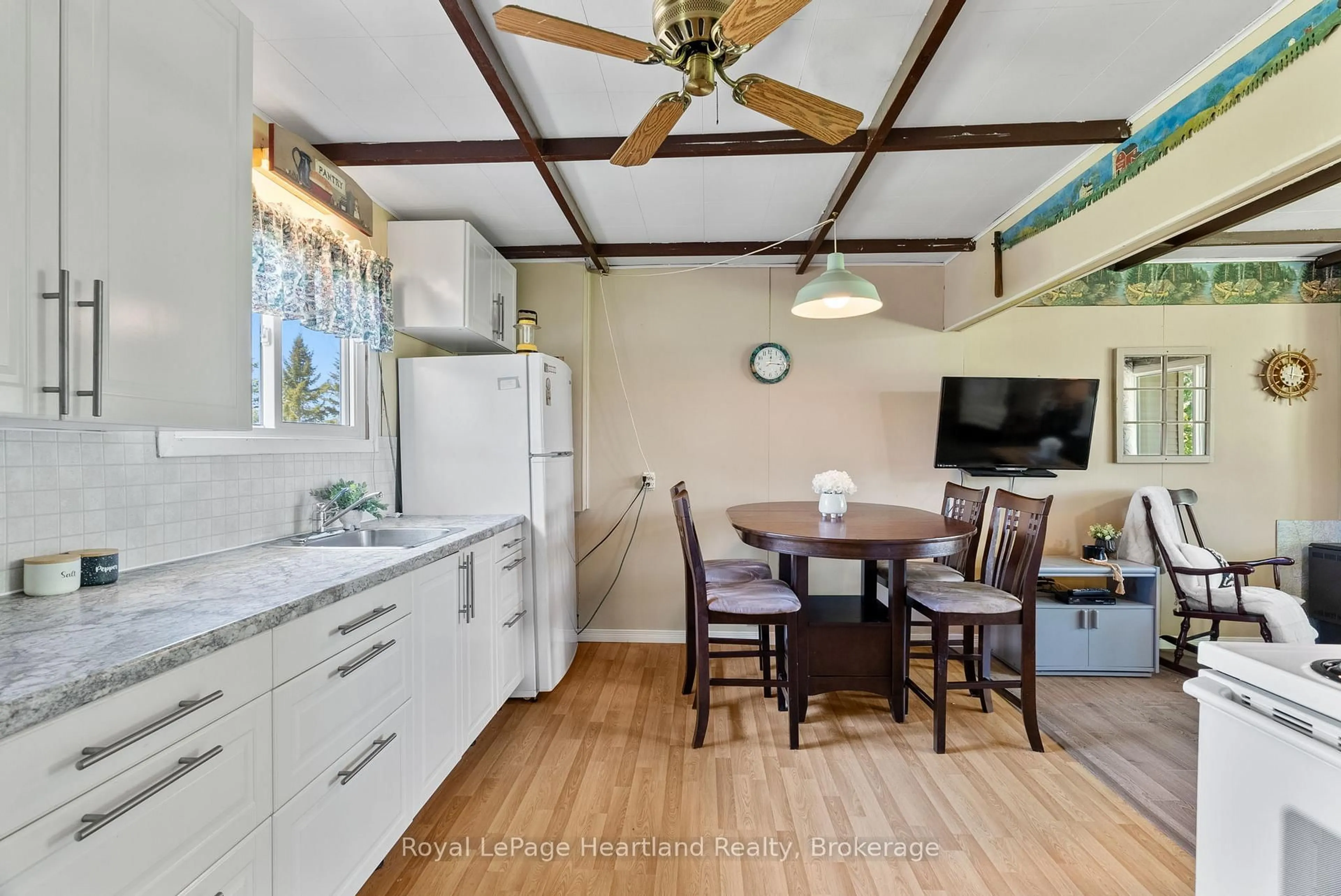 Open concept kitchen, ceramic/tile floor for 48 Poechman Lane, Brockton Ontario N0G 2V0