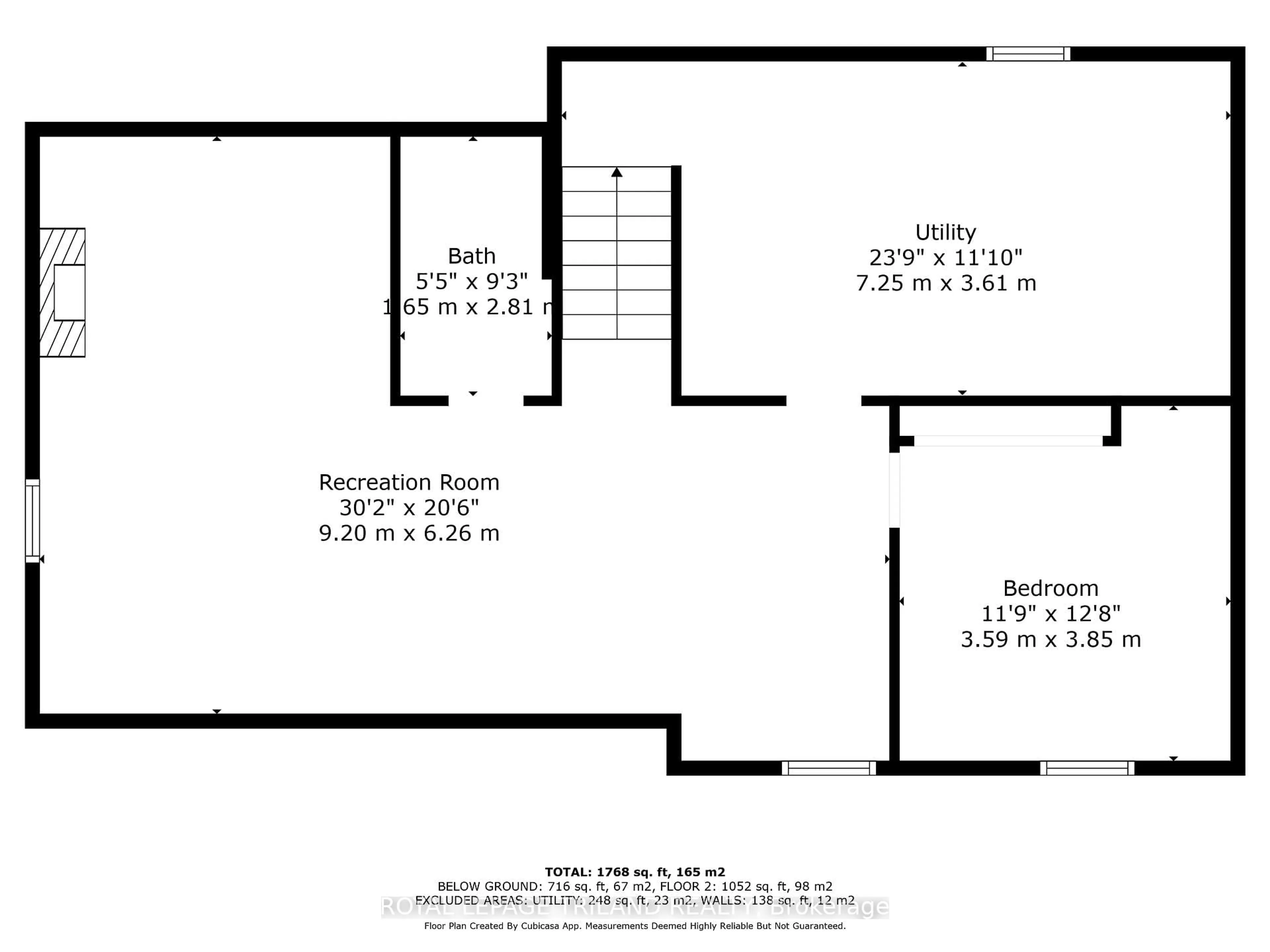 Floor plan for 482 Three Valleys Cres, London South Ontario N5Z 3E7