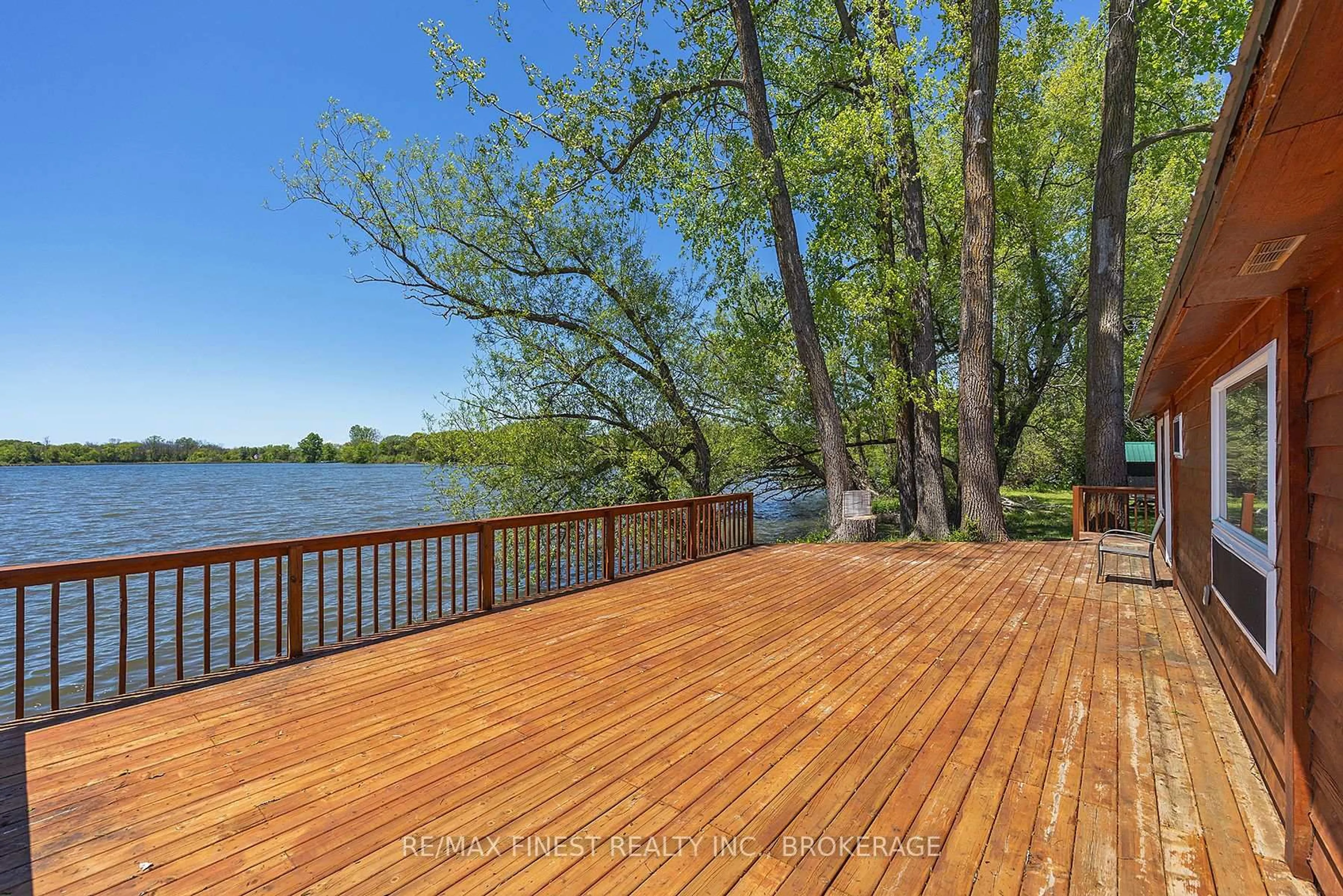 Patio, water/lake/river/ocean view for 201 Perch Cove Lane, Napanee Ontario K7R 3K7