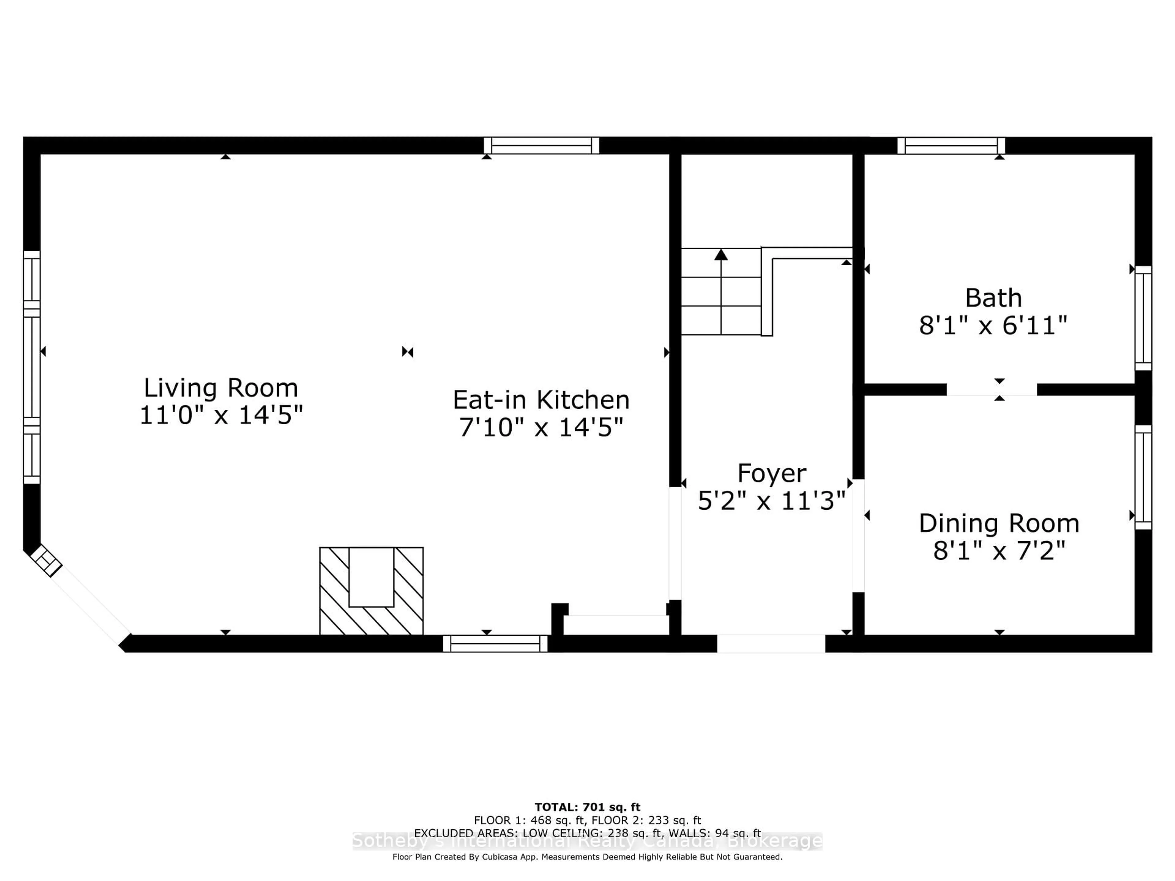 Floor plan for 28 Pinewood Rd, McDougall Ontario P2A 2W7