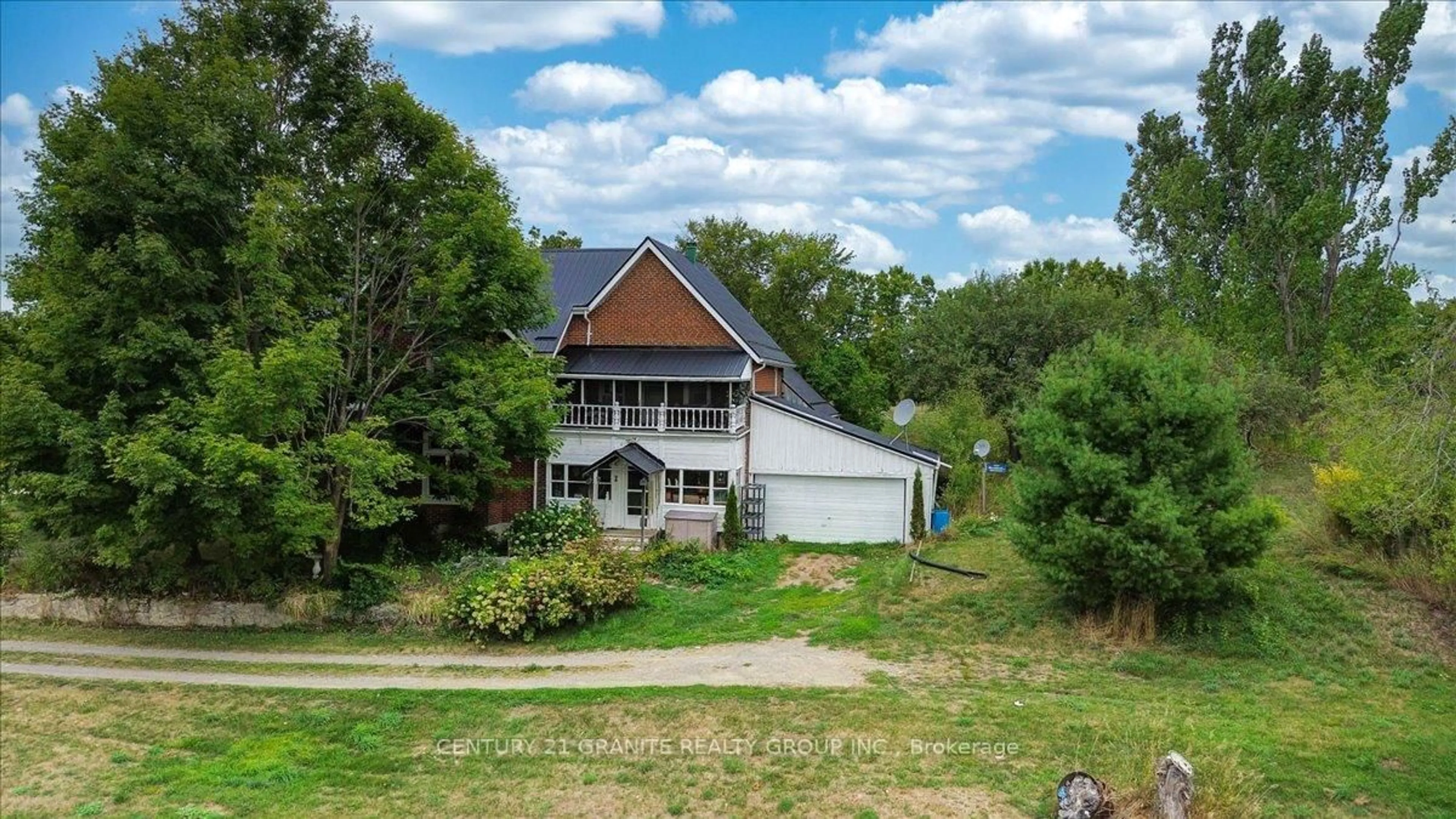 A pic from outside/outdoor area/front of a property/back of a property/a pic from drone, water/lake/river/ocean view for 232 Union Rd, Madoc Ontario K0K 1Y0