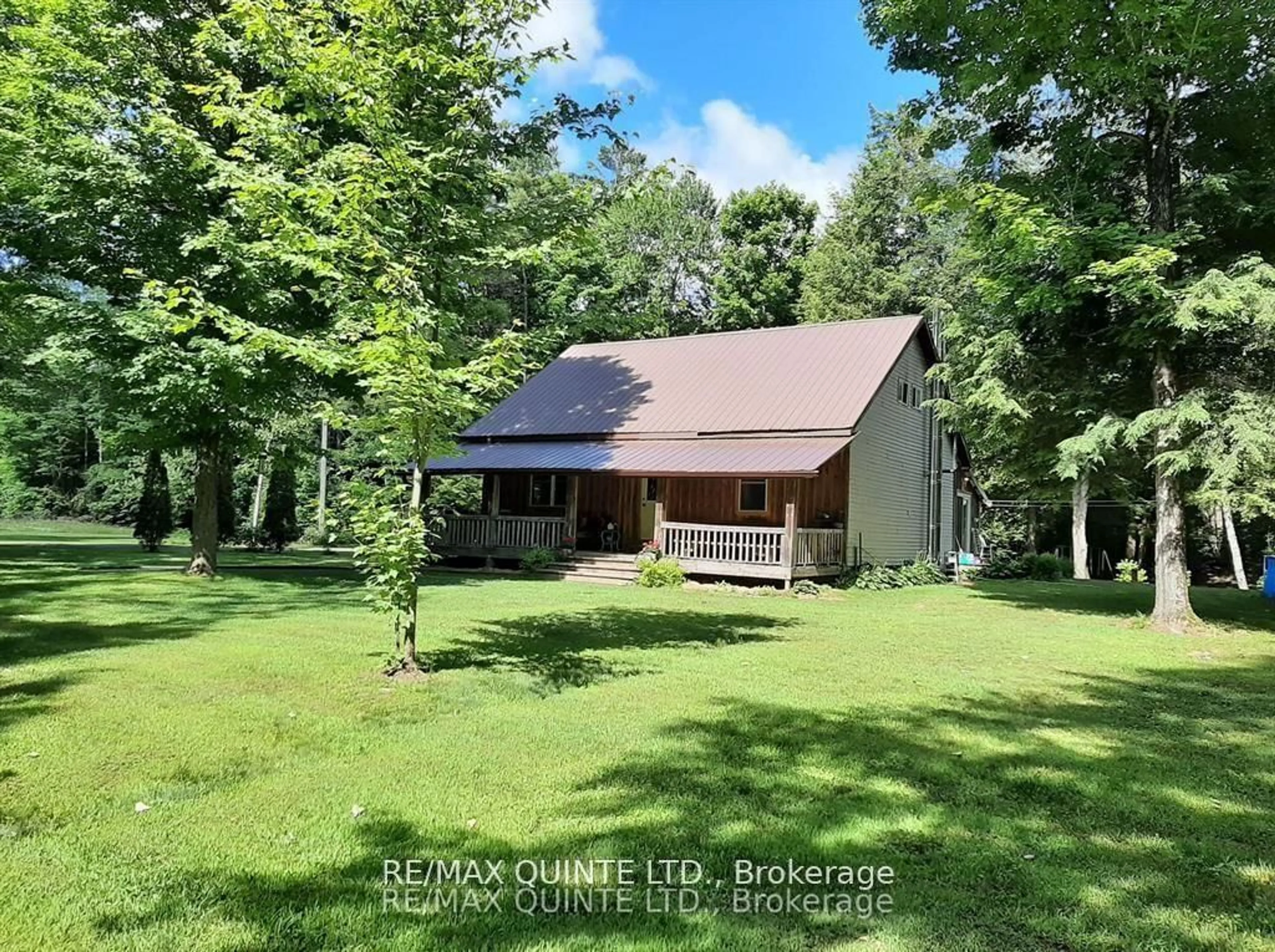 A pic from outside/outdoor area/front of a property/back of a property/a pic from drone, unknown for 3247 Flinton Rd, Addington Highlands Ontario K0P 1P0
