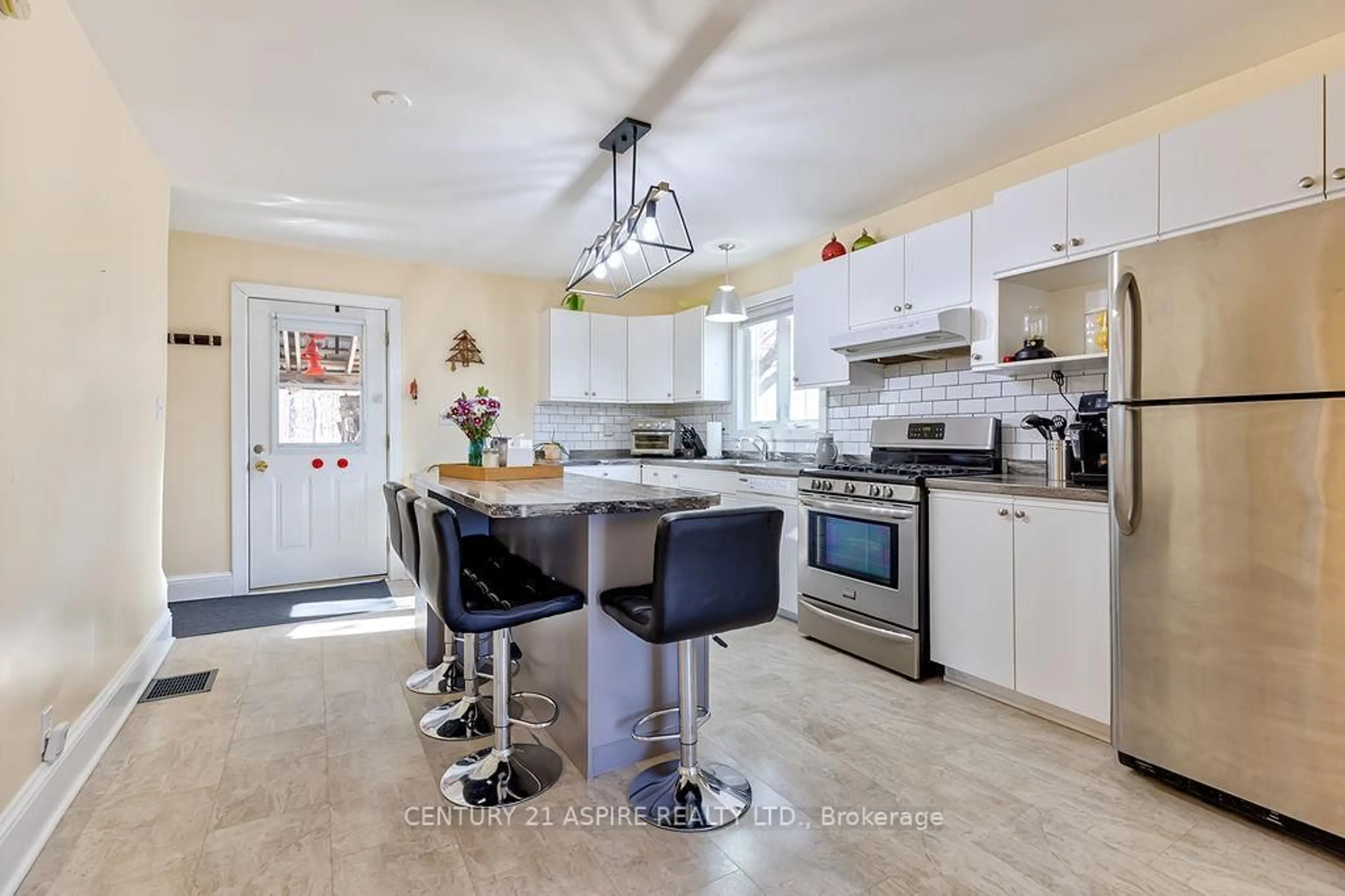 Open concept kitchen, ceramic/tile floor for 13314 60 Highway, Golden Lake Ontario K0J 1X0