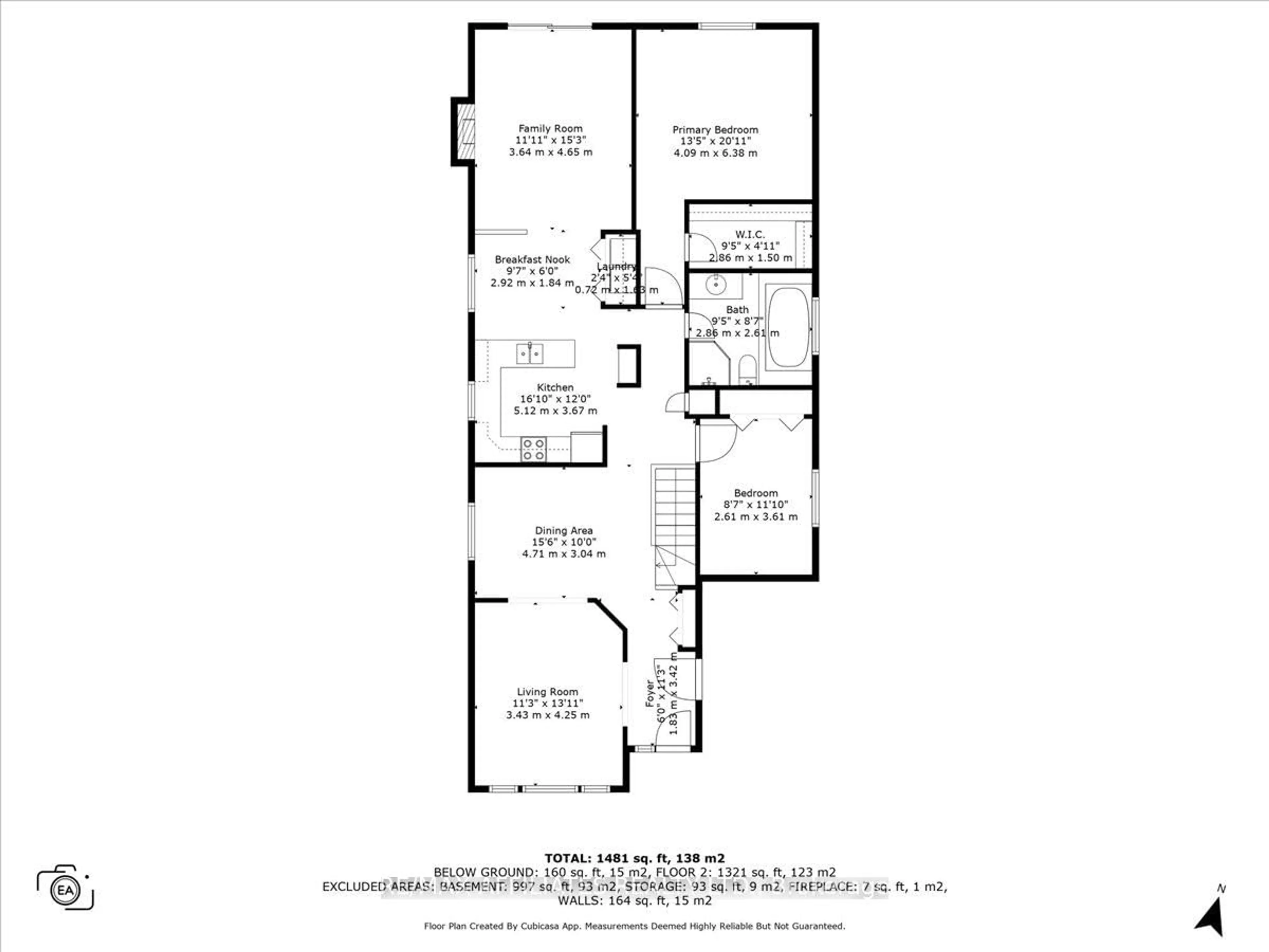 Floor plan for 1147 Mulder Ave, Ottawa Ontario K4A 4G8