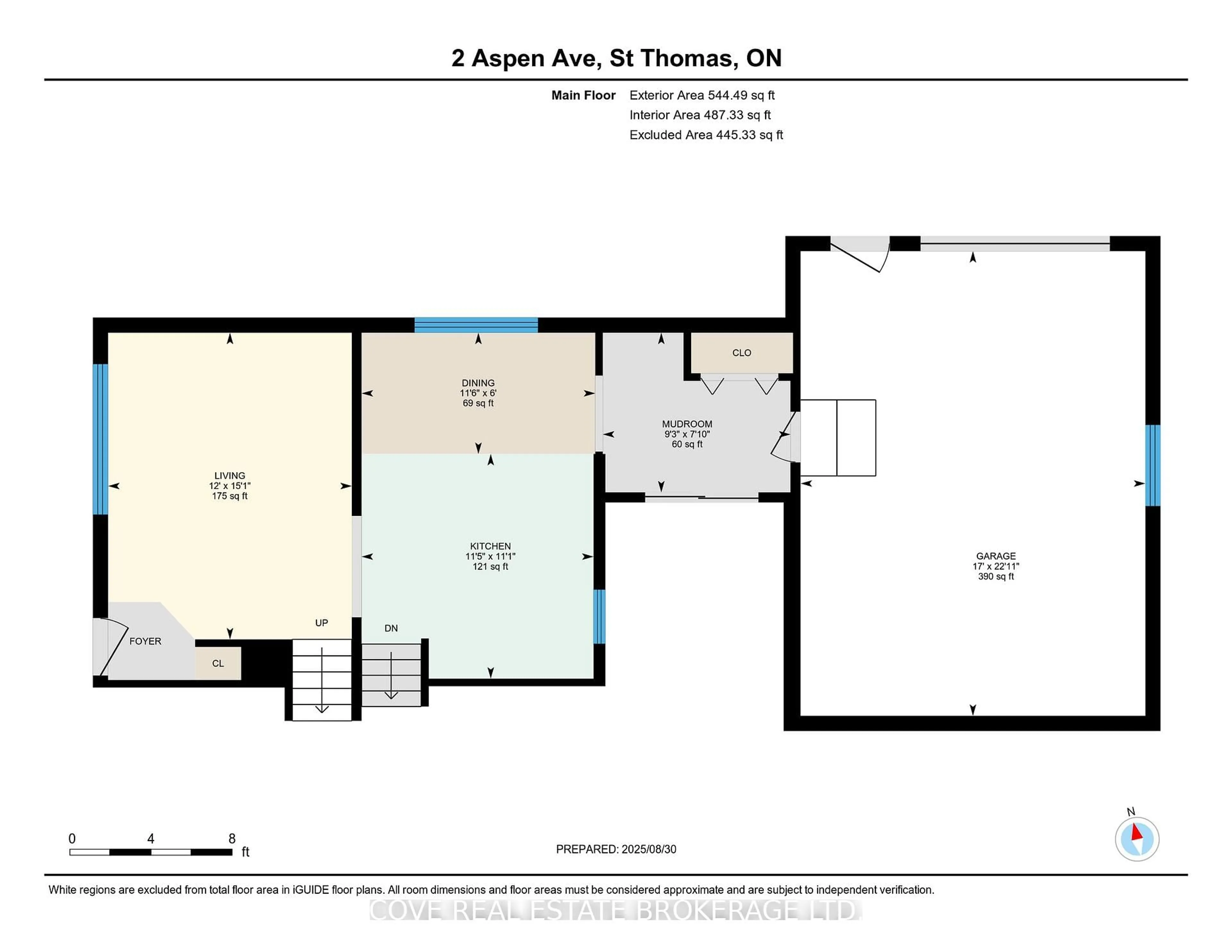 Floor plan for 2 Aspen Ave, St. Thomas Ontario N5R 5G4