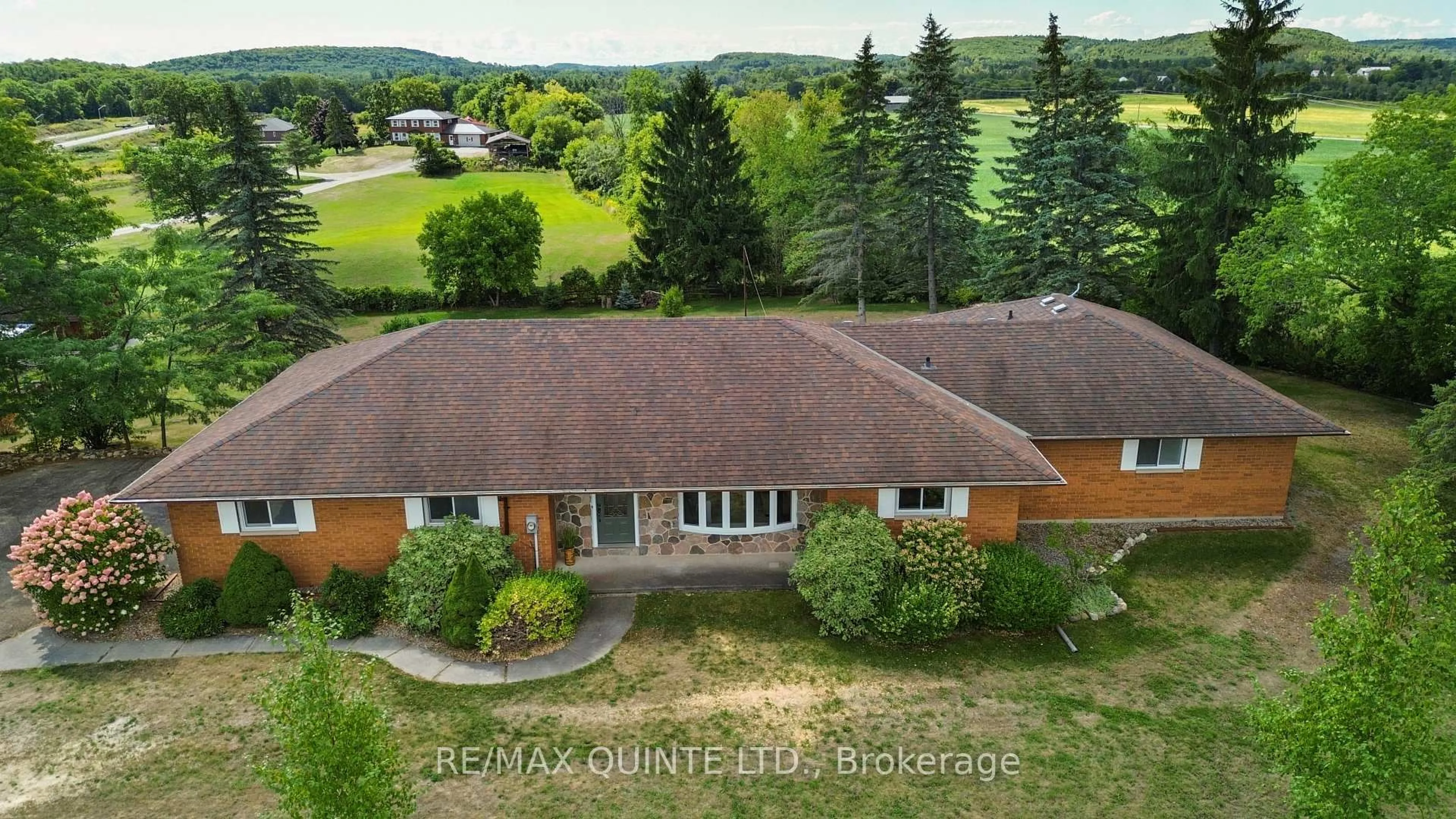 A pic from outside/outdoor area/front of a property/back of a property/a pic from drone, mountain view for 273 Huffman Rd, Hastings Ontario K0K 2C0