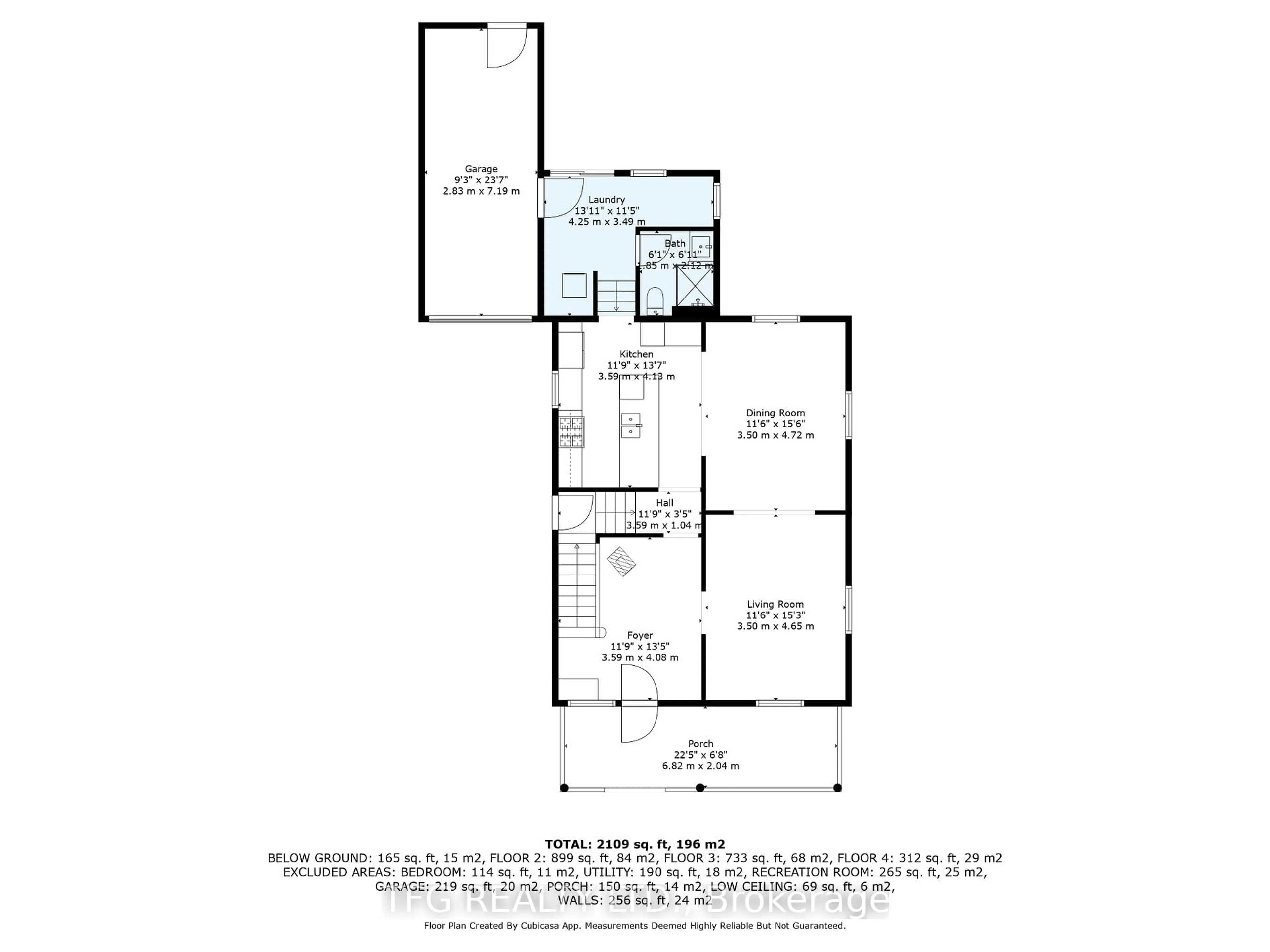 Floor plan for 384 Ball St, Cobourg Ontario K9A 3J2