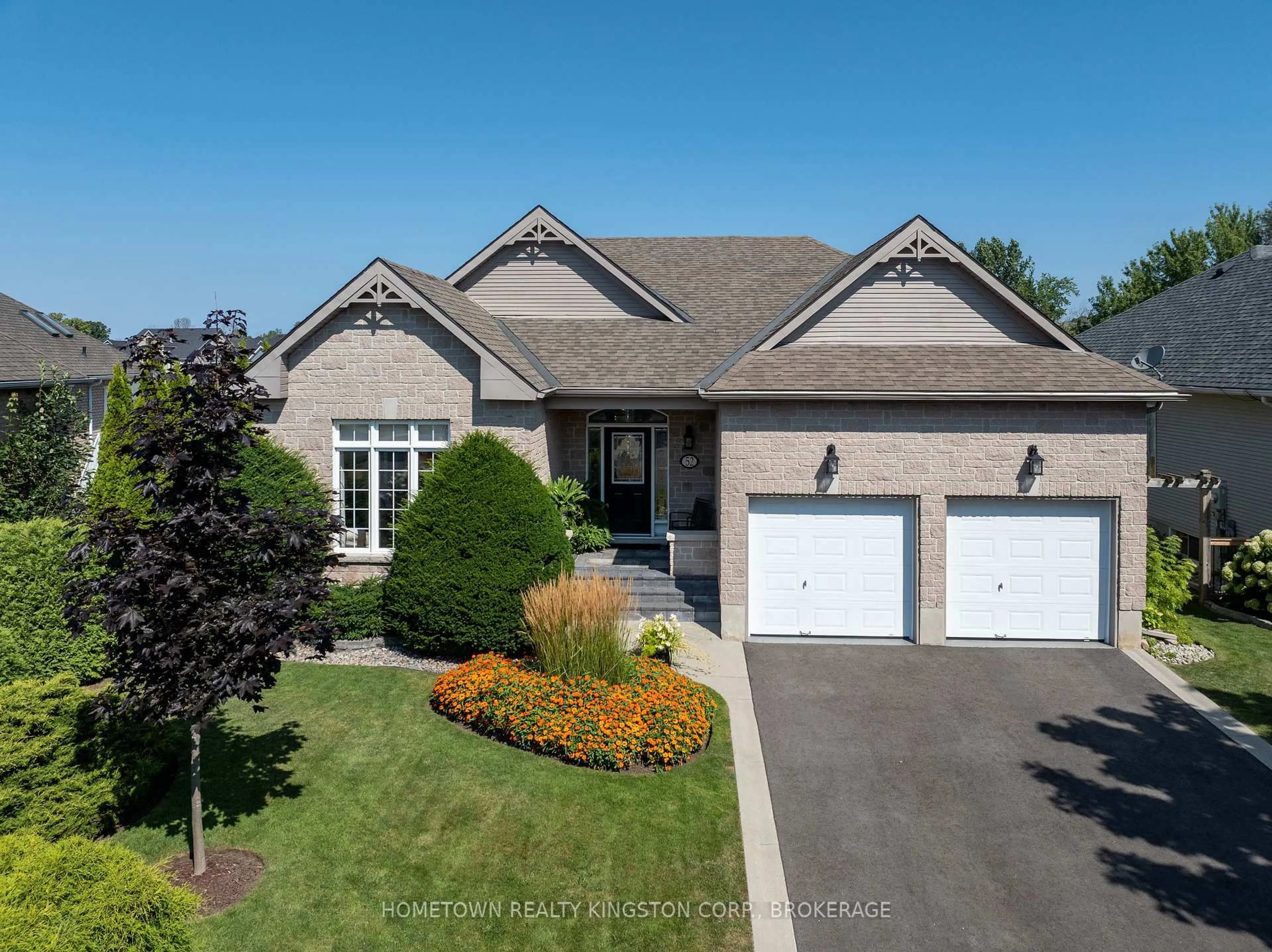 A pic from outside/outdoor area/front of a property/back of a property/a pic from drone, street for 52 Glenora Dr, Bath Ontario K0H 1G0