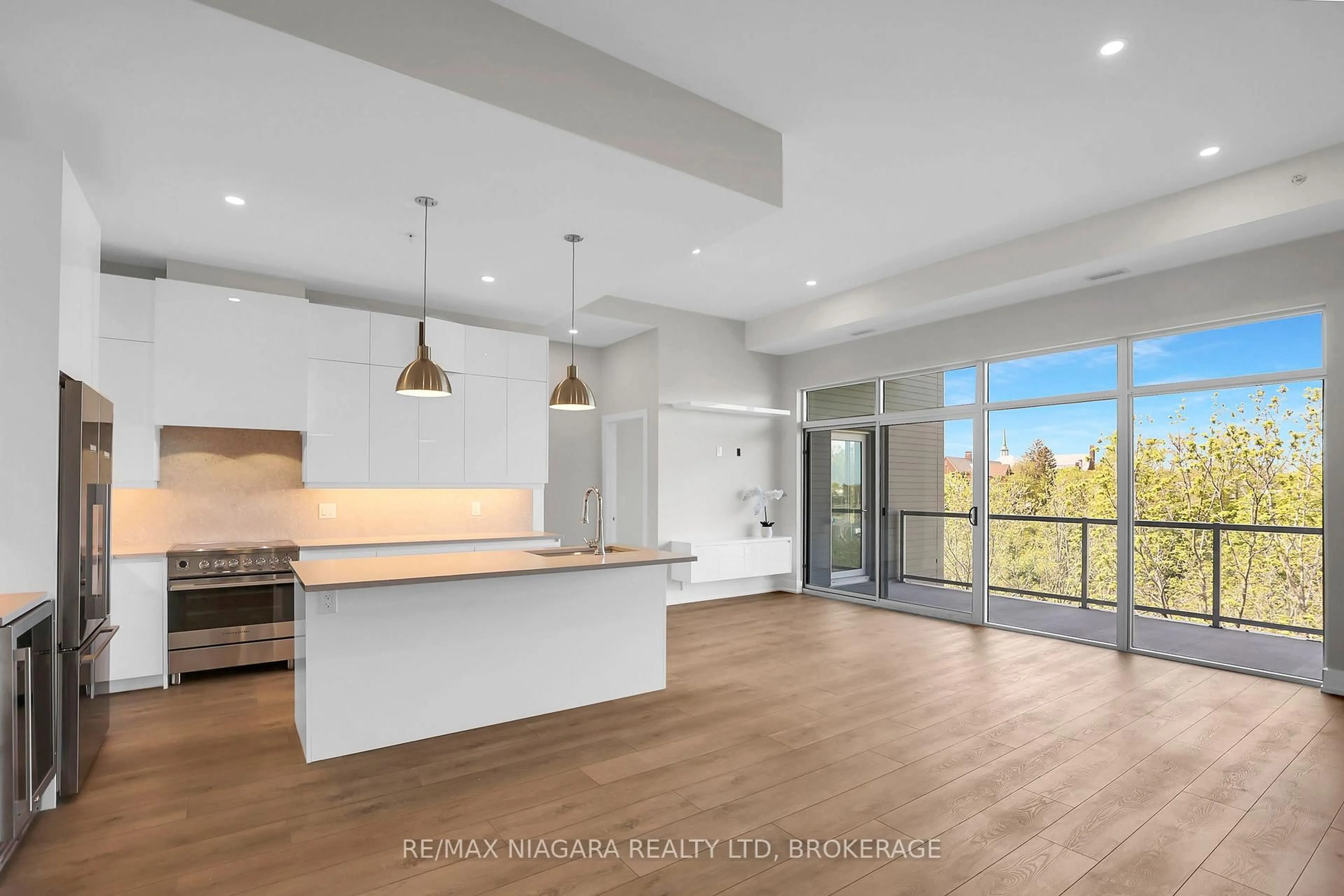 Open concept kitchen, unknown for 77 Yates St #505, St. Catharines Ontario L2R 5R7
