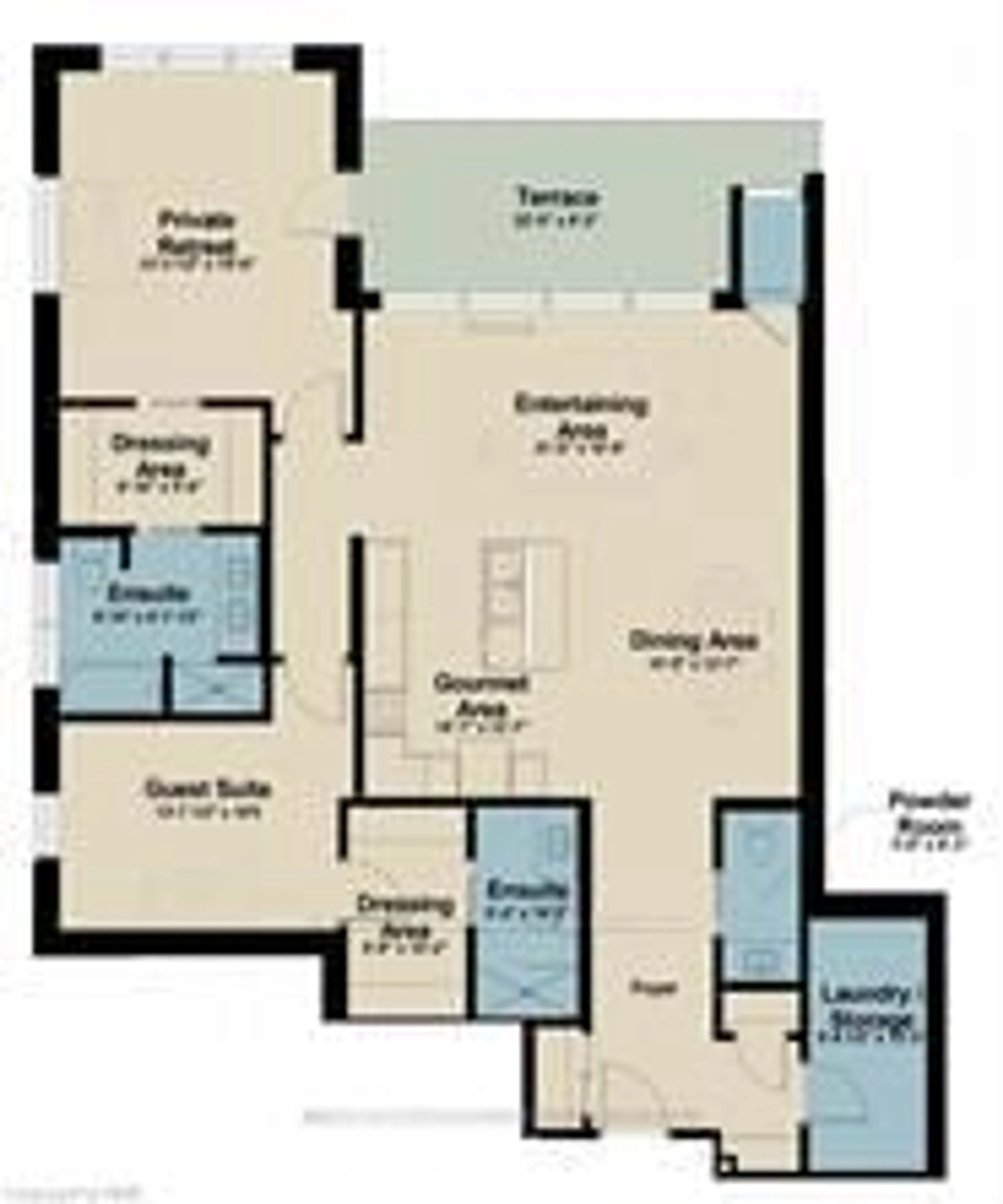 Floor plan for 77 Yates St #505, St. Catharines Ontario L2R 5R7