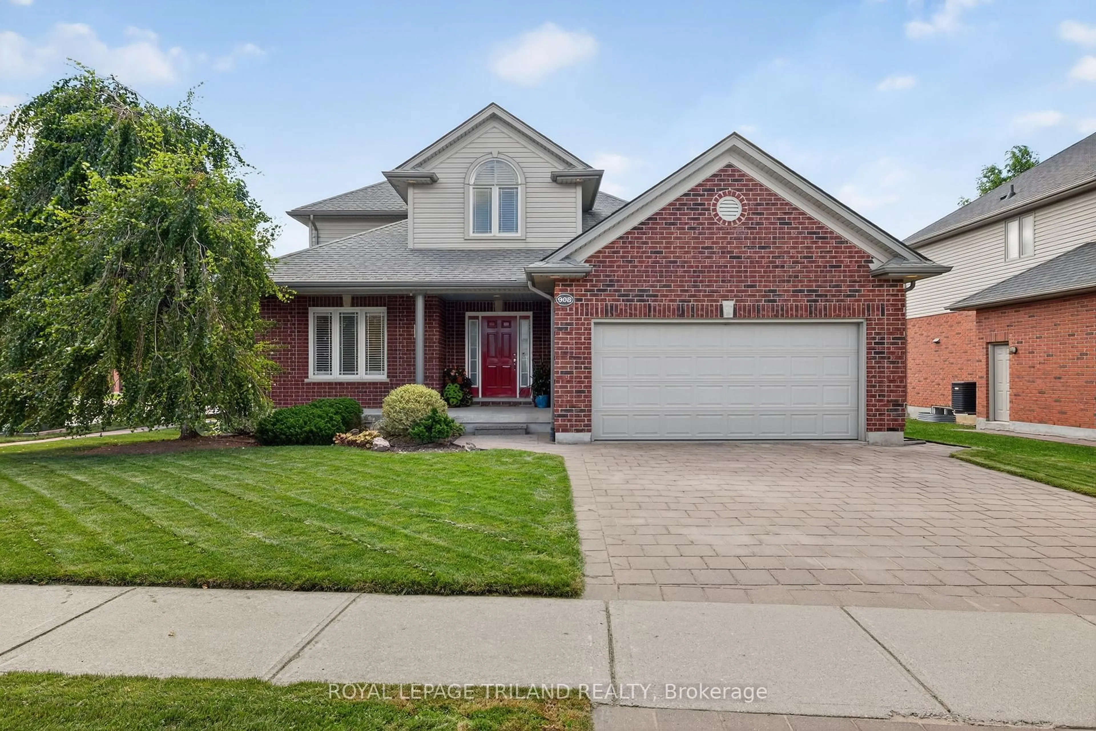 Home with brick exterior material, street for 908 COLLINS Dr, London South Ontario N6J 4V1
