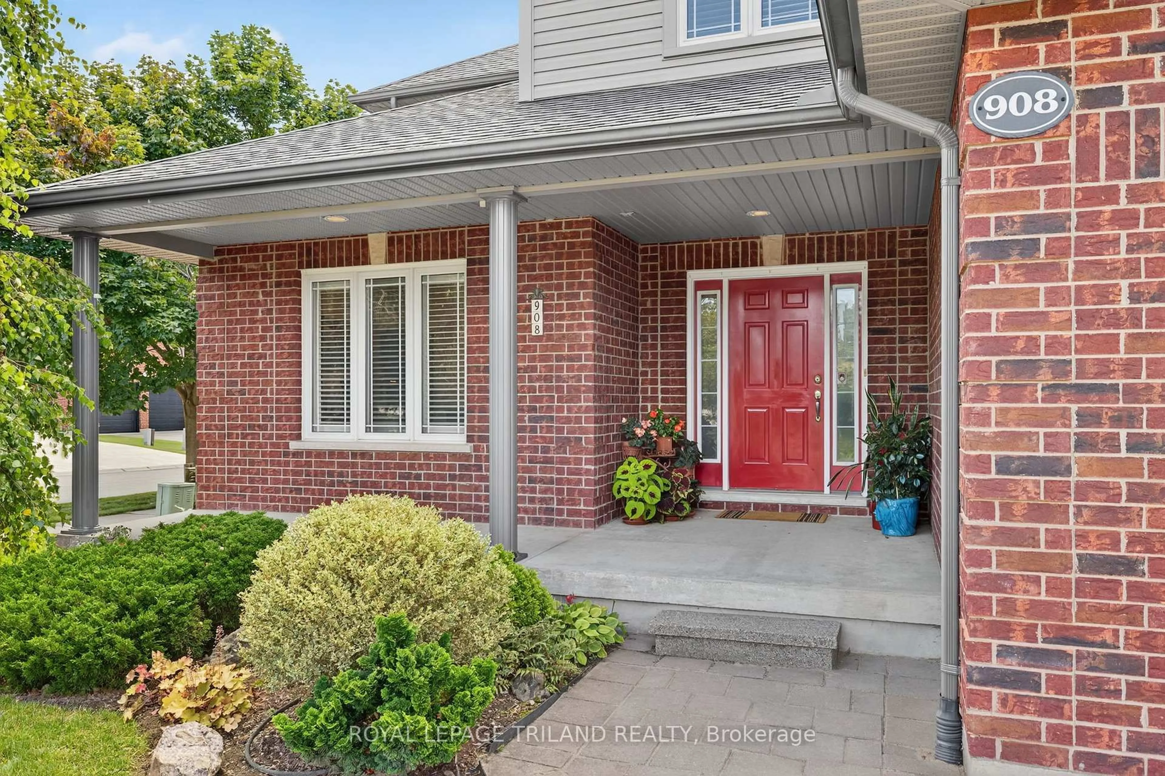 Home with brick exterior material, street for 908 COLLINS Dr, London South Ontario N6J 4V1