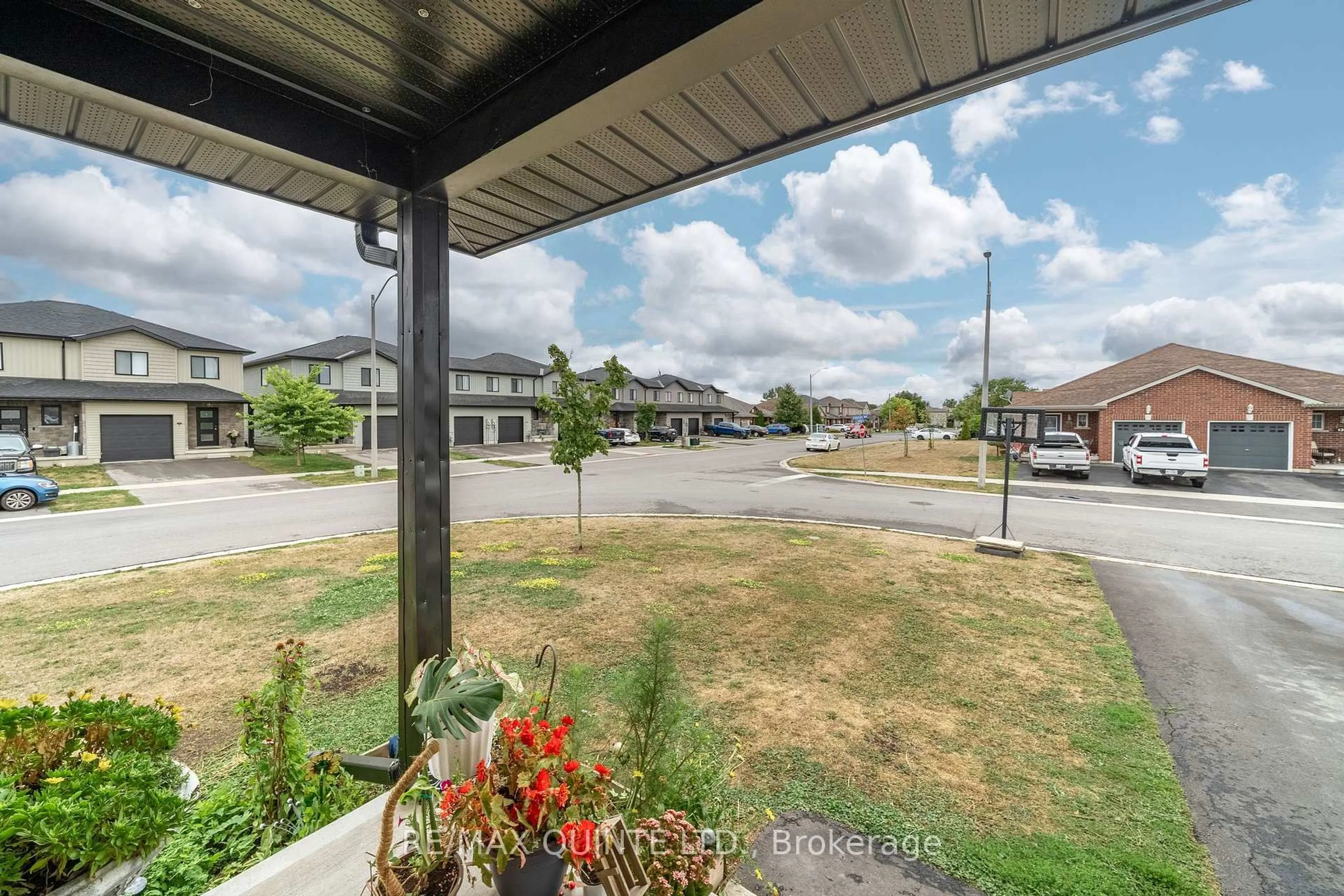 Patio, mountain view for 121 Kanvers Way, Greater Napanee Ontario K7R 3P9