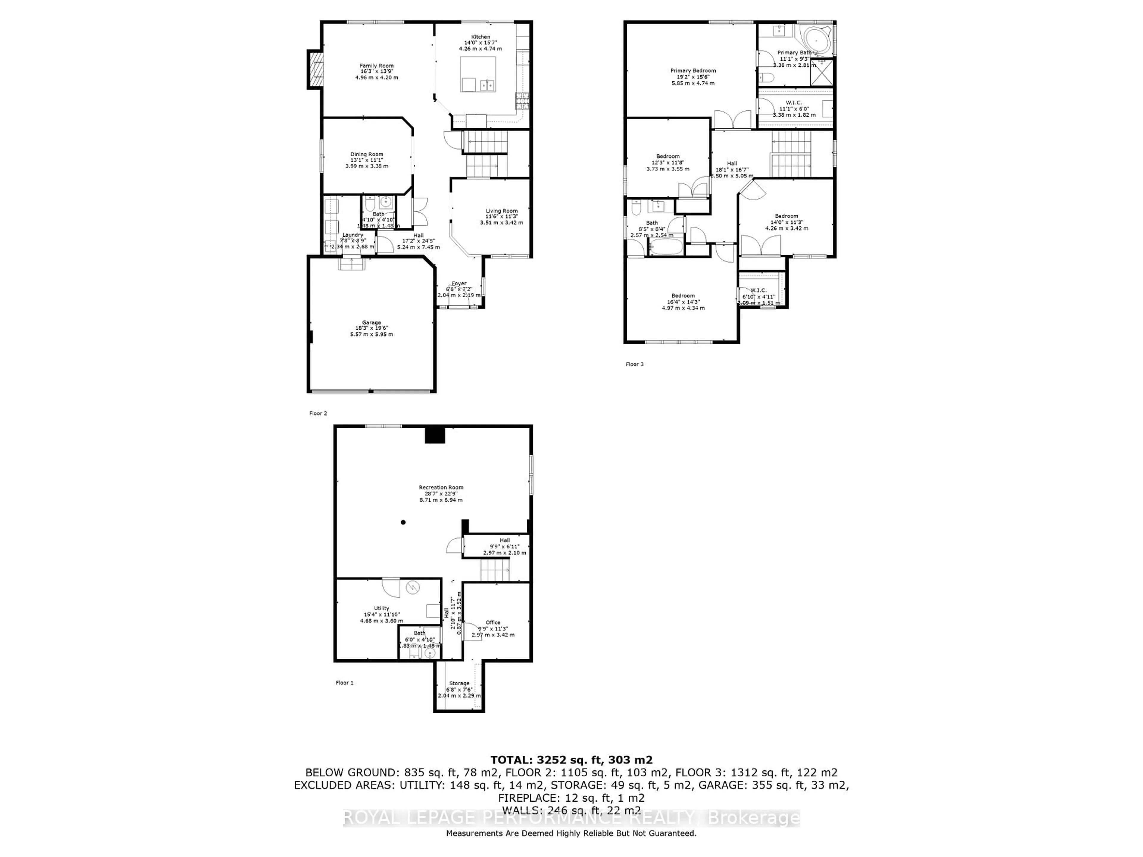 Floor plan for 323 Centerra Crt, Ottawa Ontario K2J 5T9