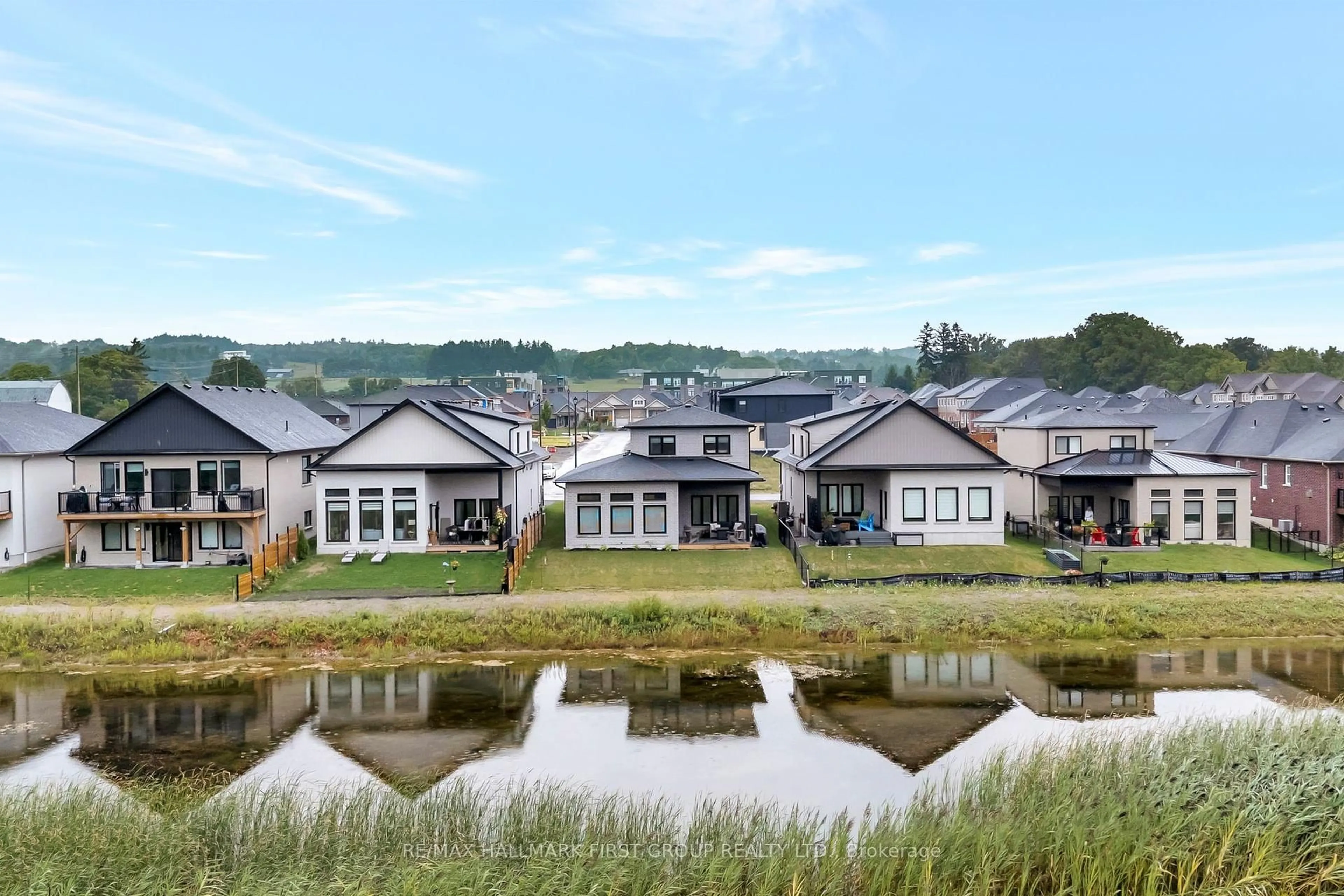 A pic from outside/outdoor area/front of a property/back of a property/a pic from drone, water/lake/river/ocean view for 118 Royal Gala Dr, Brighton Ontario K0K 1H0