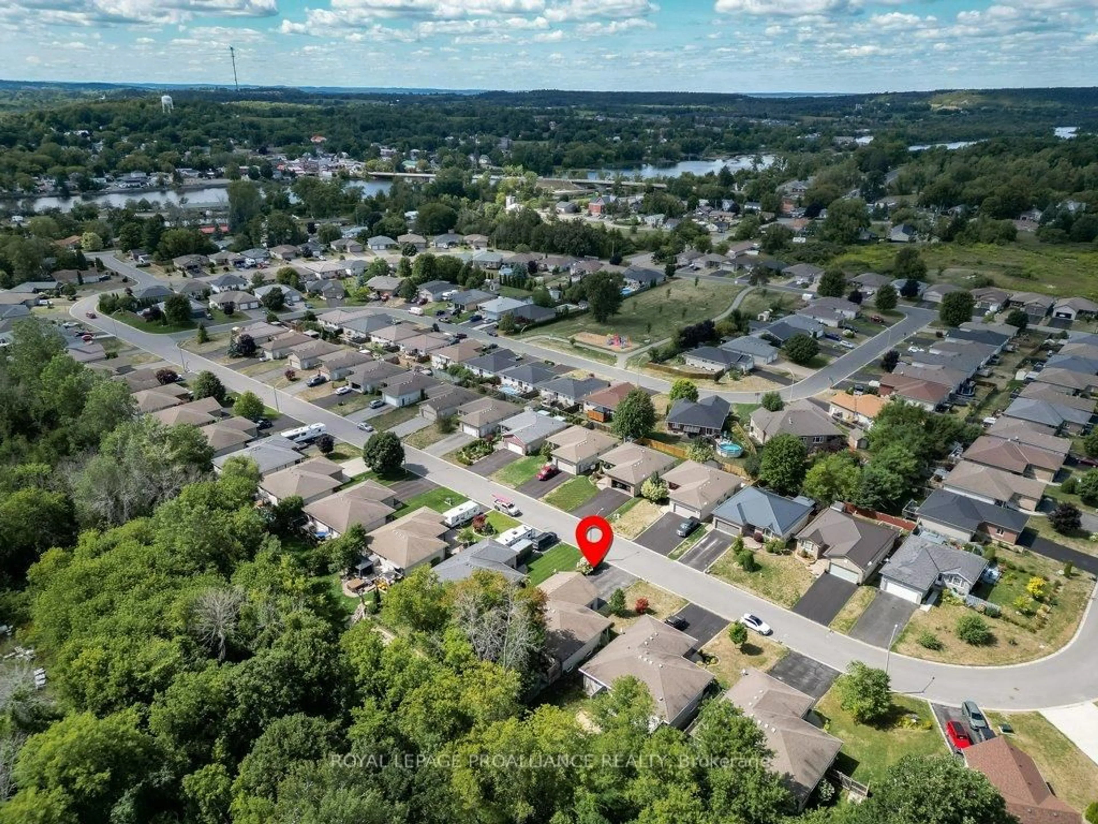 A pic from outside/outdoor area/front of a property/back of a property/a pic from drone, unknown for 38 Cedar Creek Way, Hastings Ontario K0K 2C0