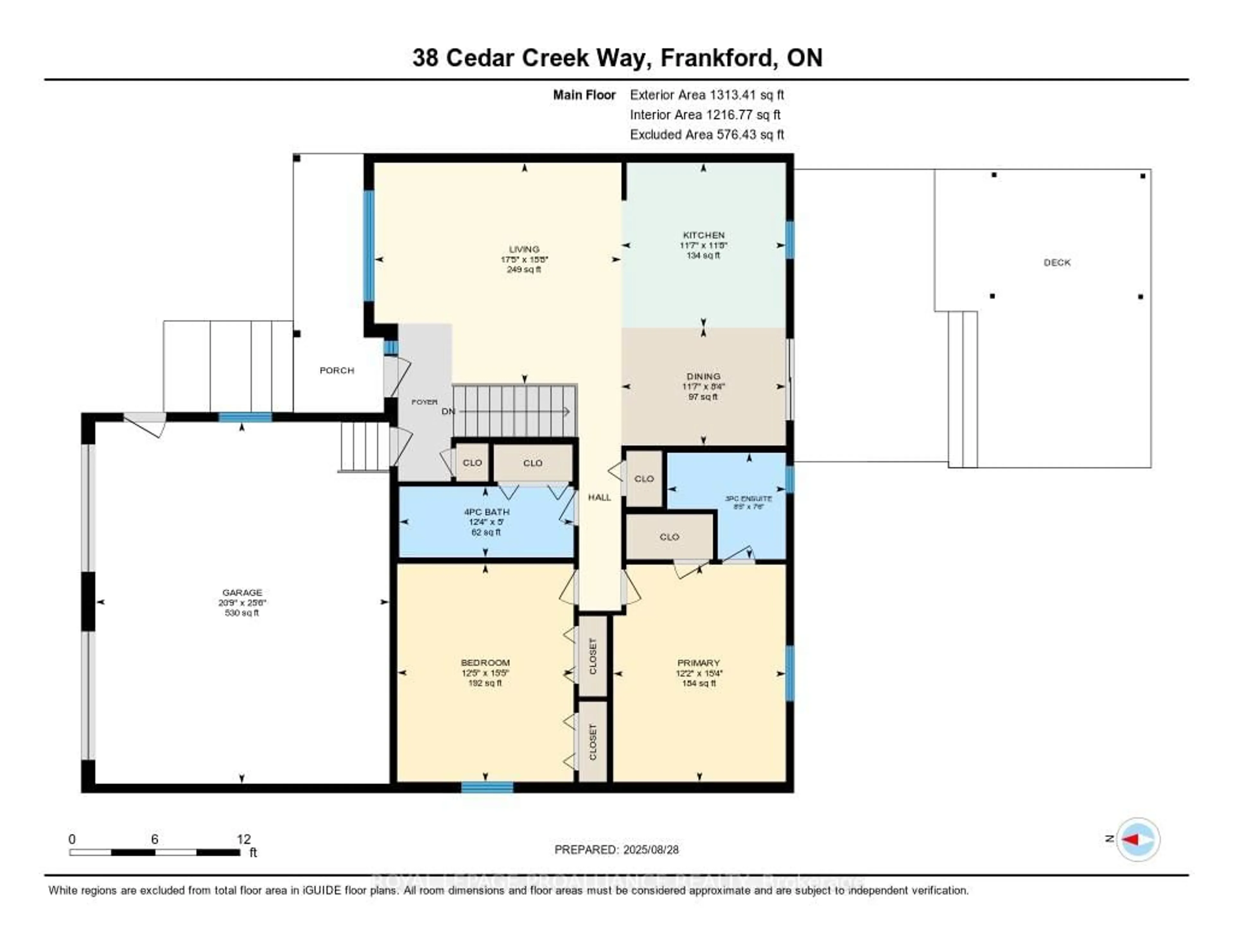 Floor plan for 38 Cedar Creek Way, Hastings Ontario K0K 2C0