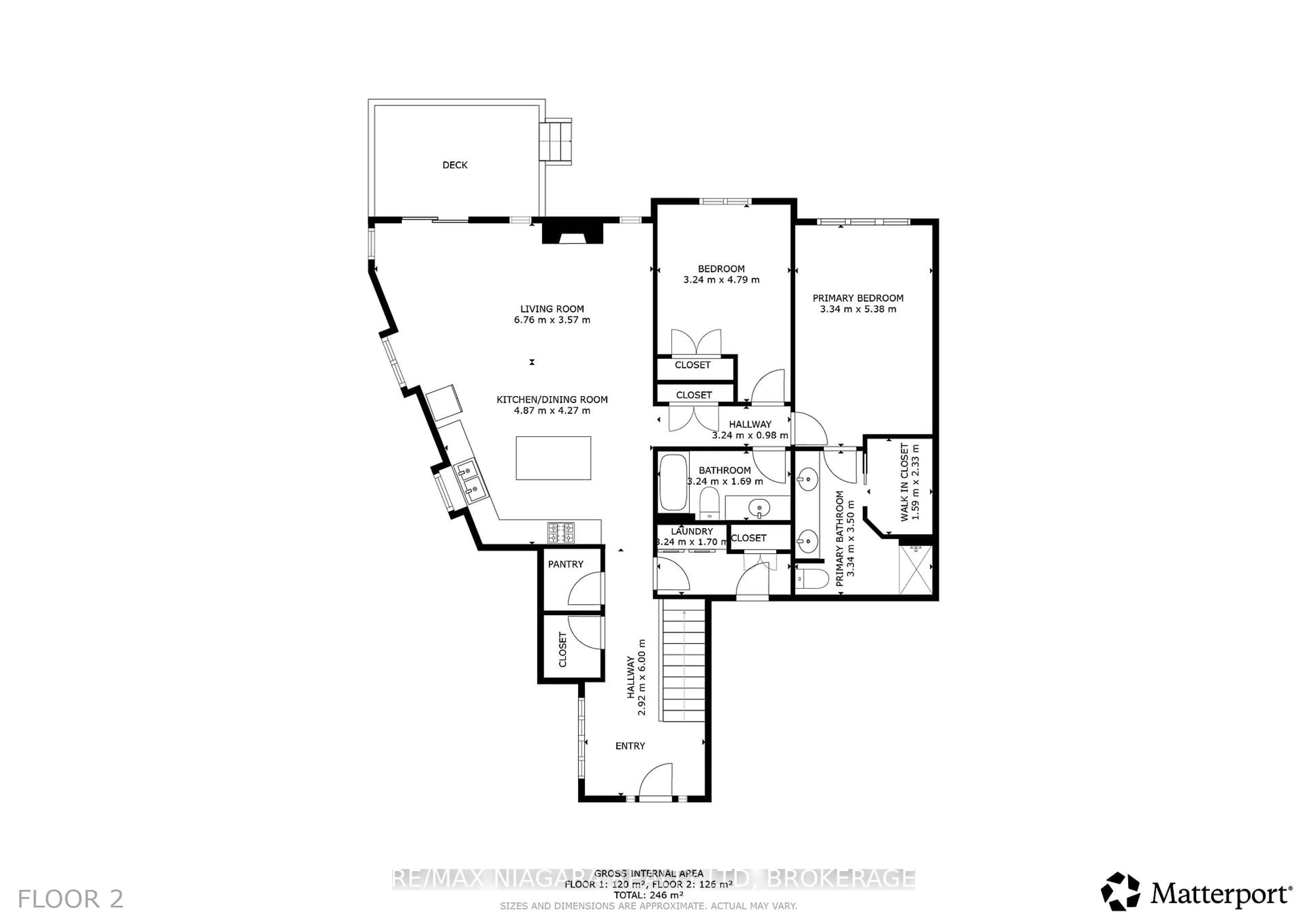 Floor plan for 1 Lena Common #-, St. Catharines Ontario L2N 0A6