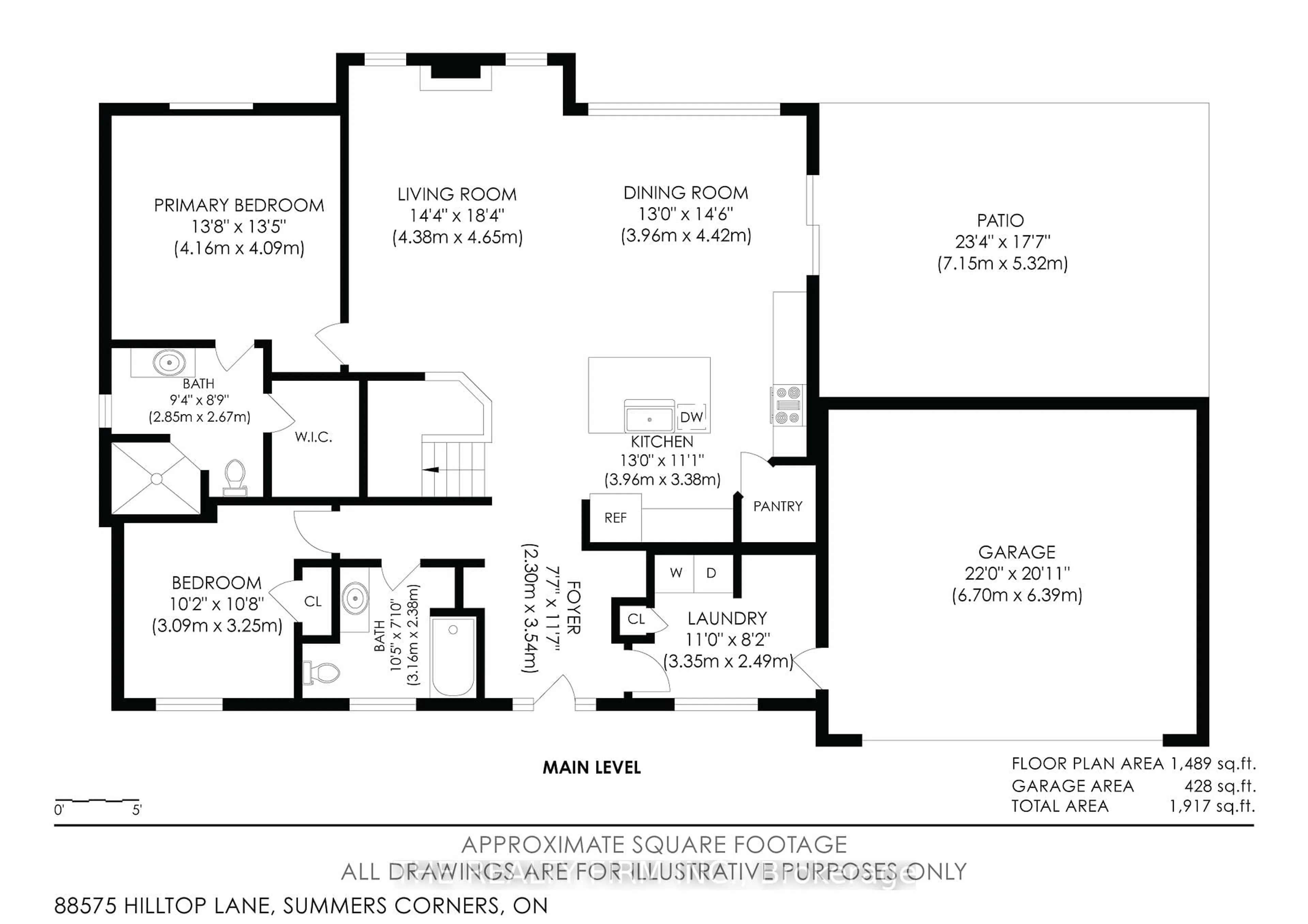 Floor plan for 88575 Hilltop Lane, Malahide Ontario N5H 0B1