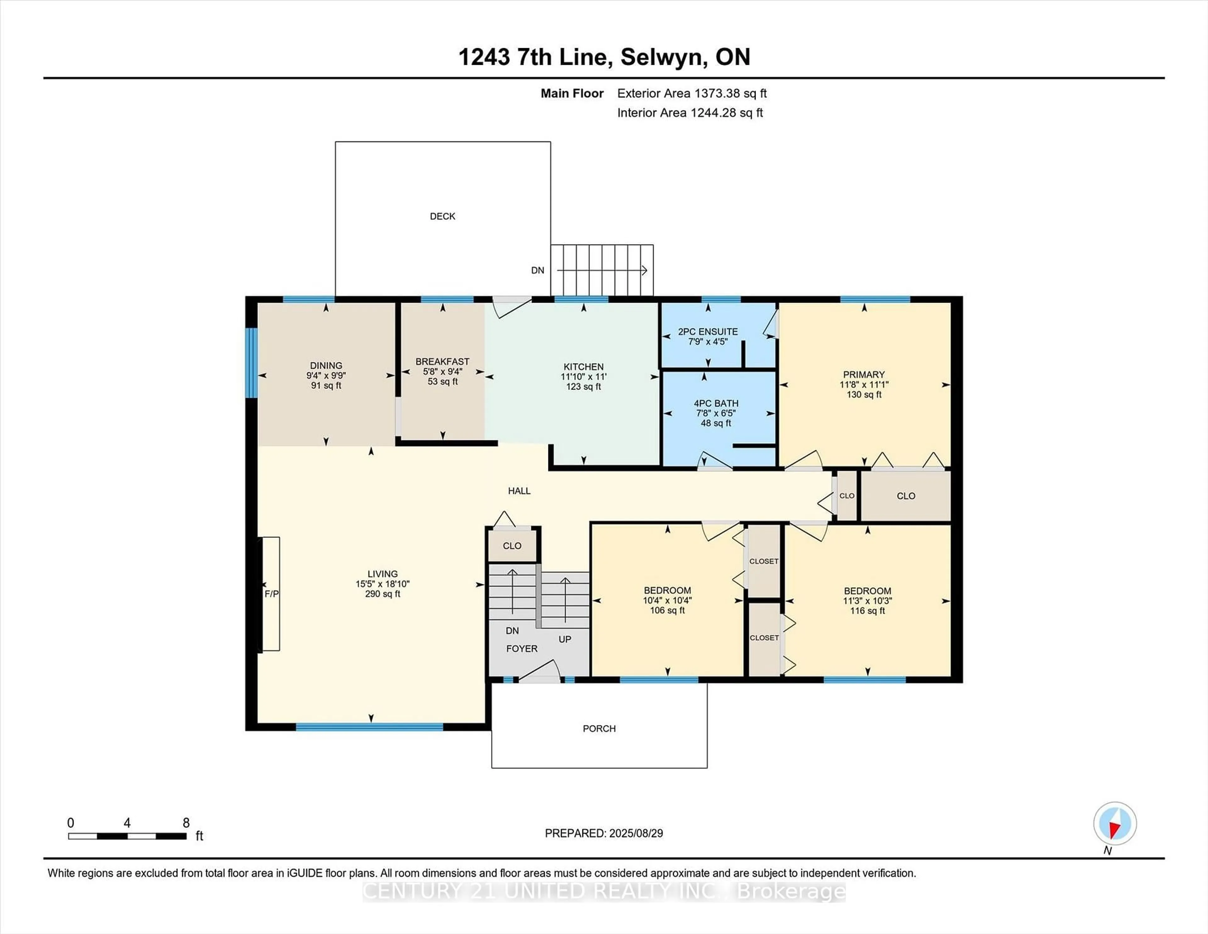 Floor plan for 1243 Seventh Line, Selwyn Ontario K9J 6X5