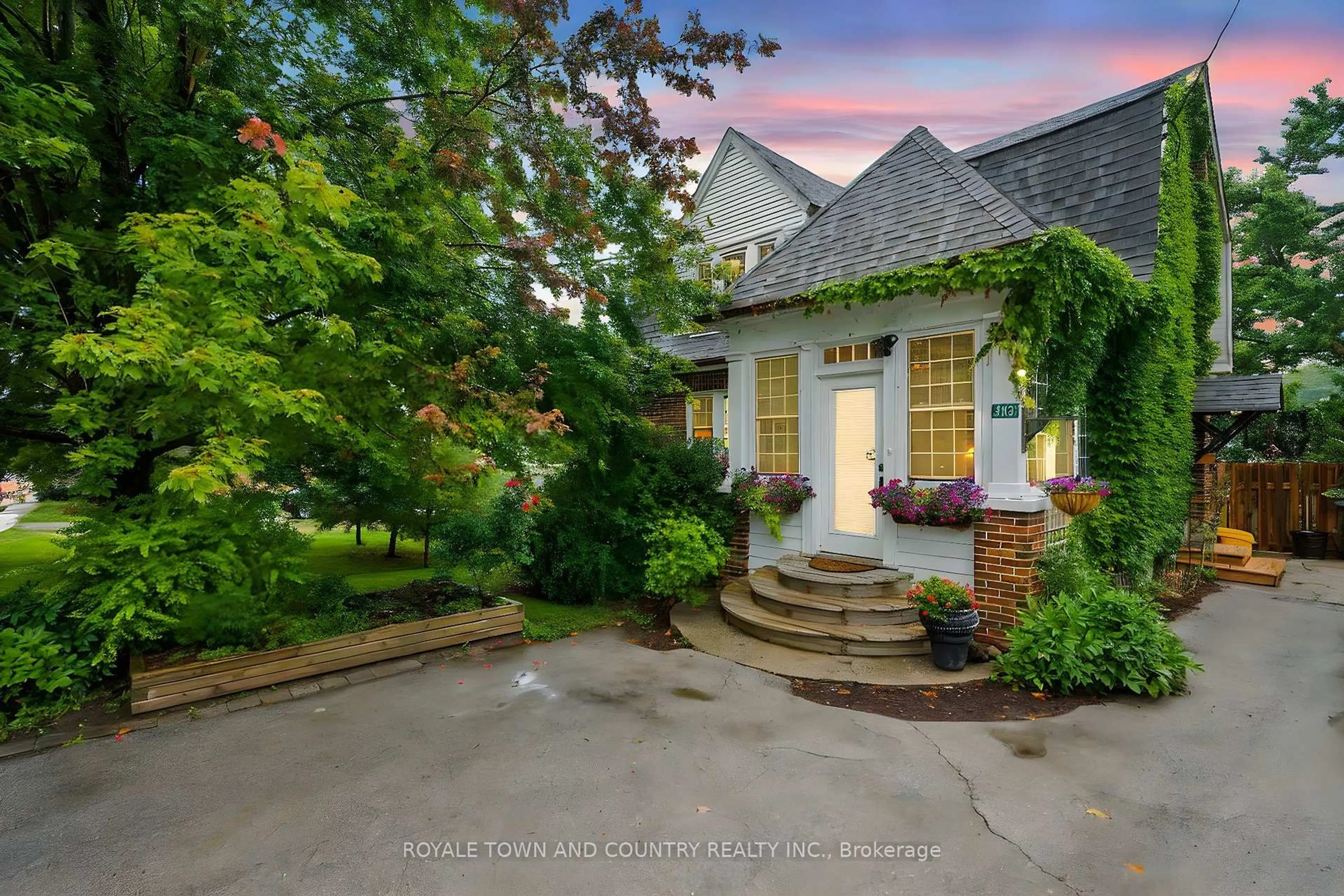 A pic from outside/outdoor area/front of a property/back of a property/a pic from drone, street for 402 Eldon Rd, Kawartha Lakes Ontario K0M 2C0